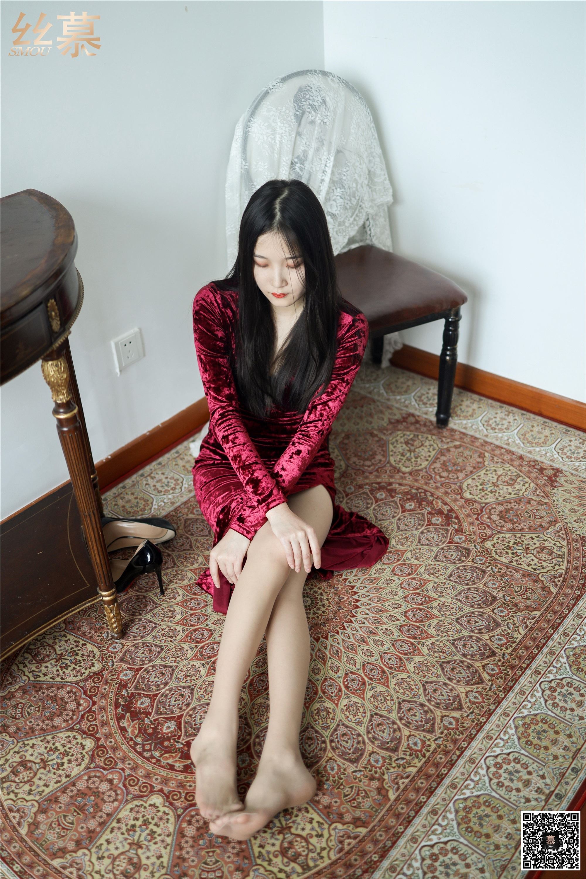 丝慕写真 SM273 天天一元 熙熙《裙下风光有韵足》