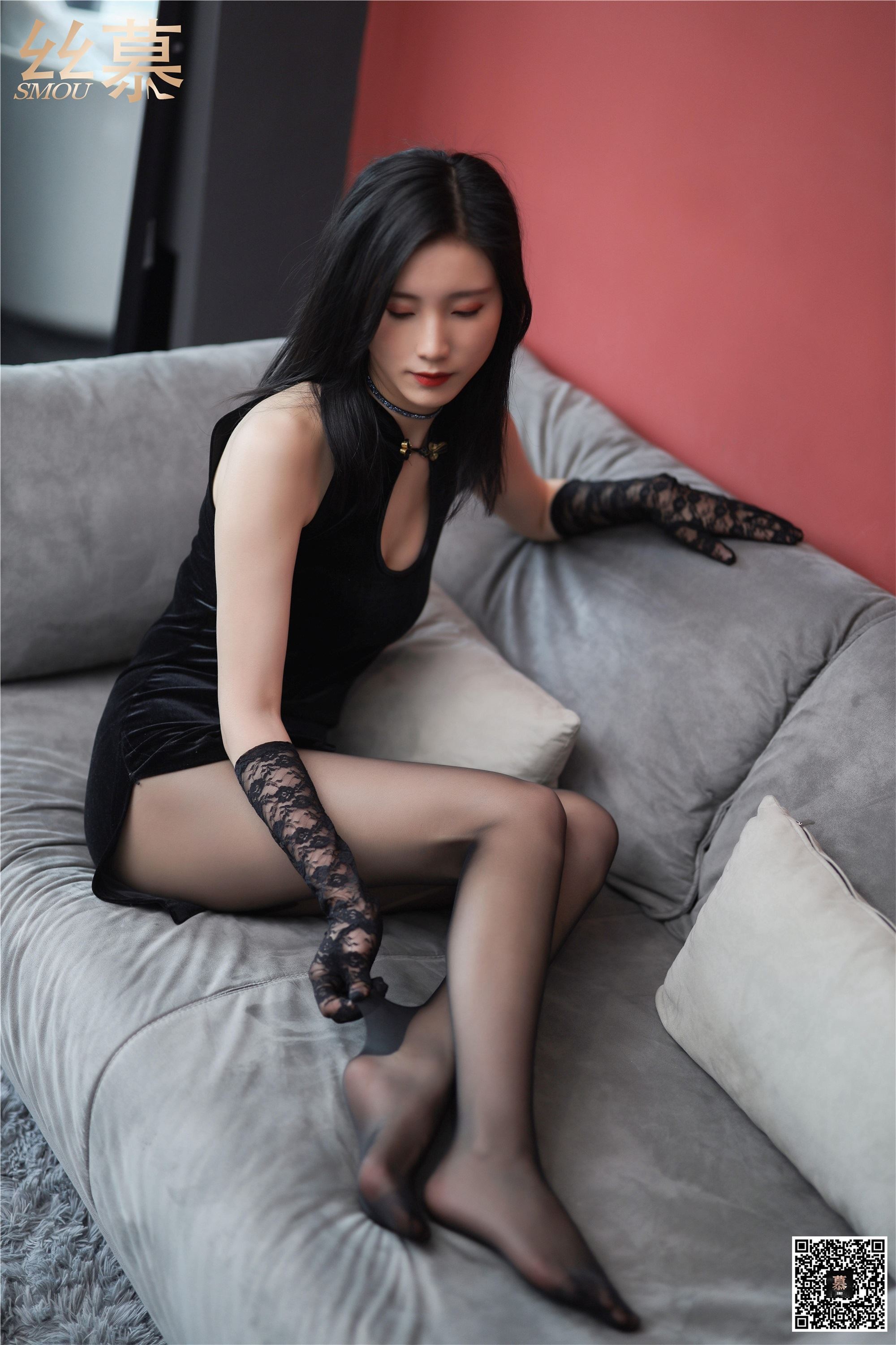 丝慕写真 SM274 天天一元 紫宁《御姐的丝腿魅惑》