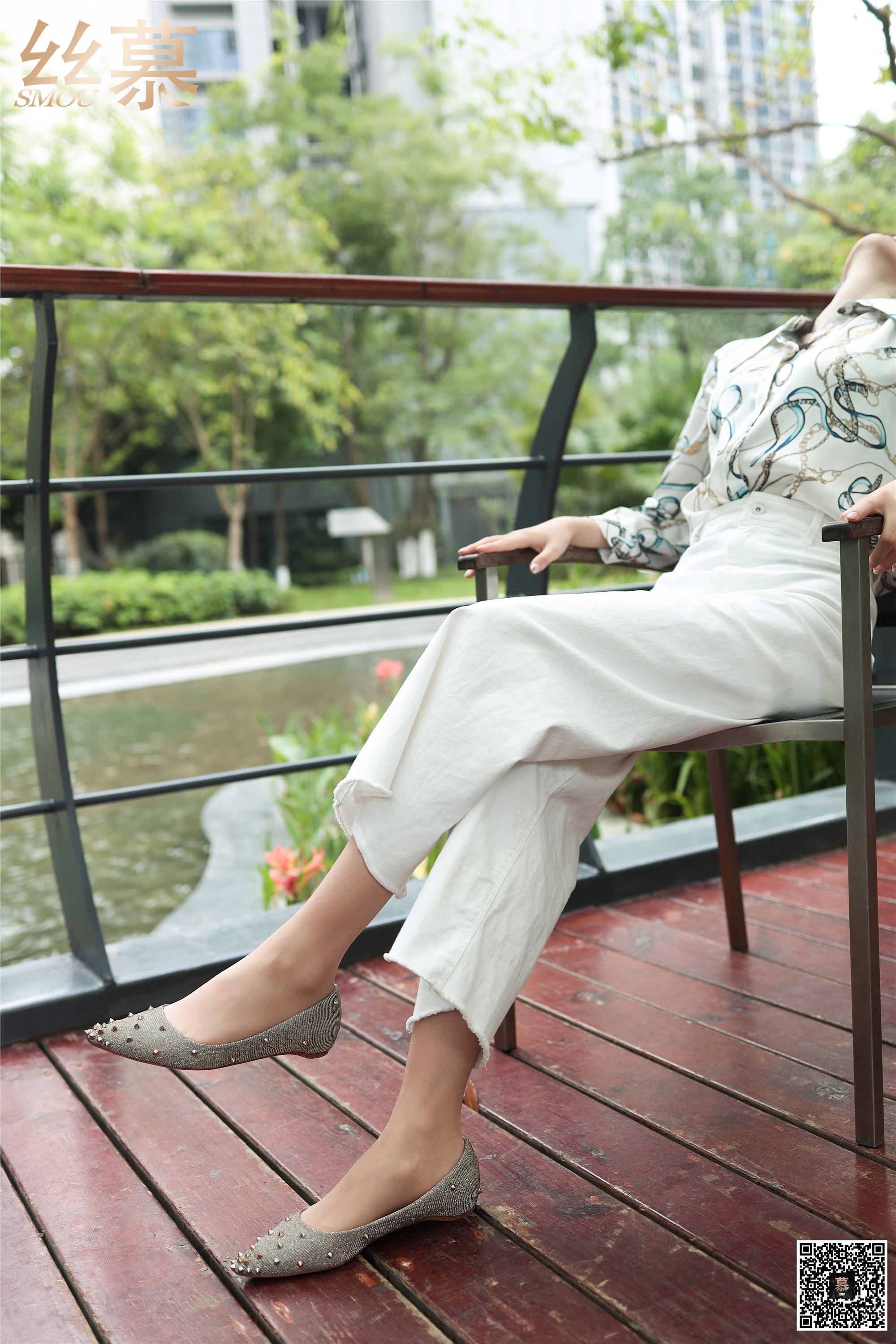 丝慕写真 SM276 天天一元 可儿《白色裤里丝》