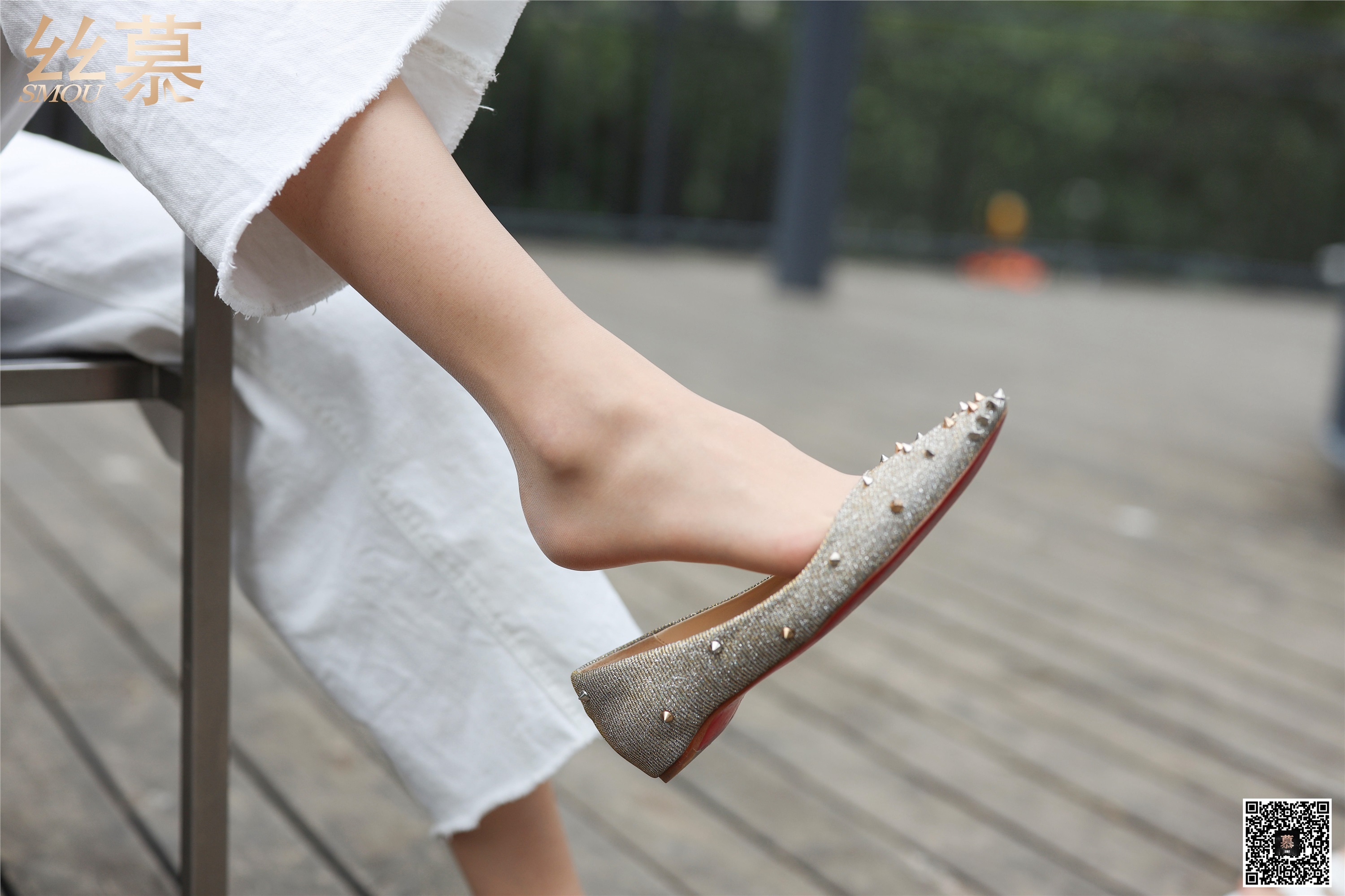 丝慕写真 SM276 天天一元 可儿《白色裤里丝》