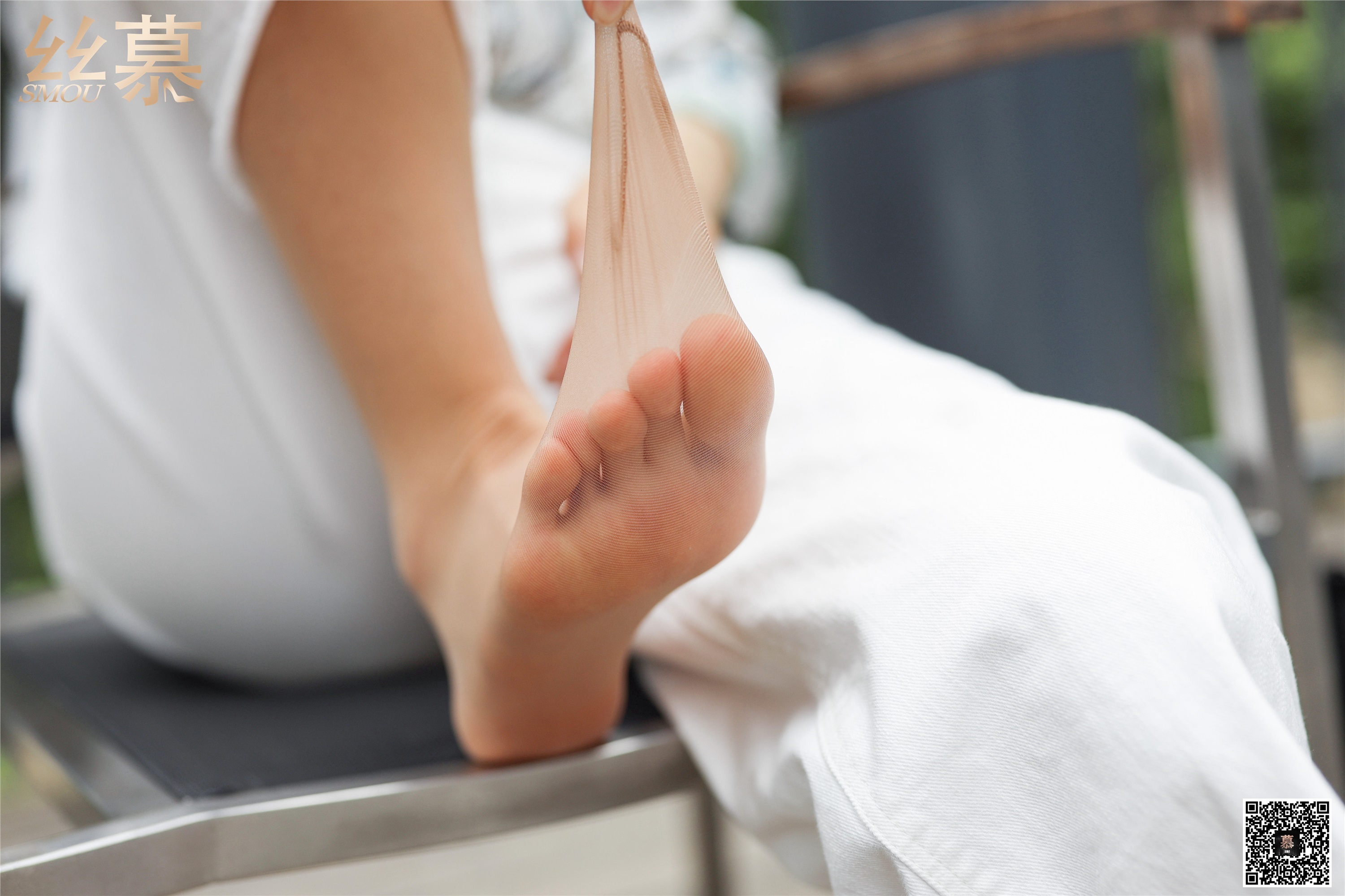 丝慕写真 SM276 天天一元 可儿《白色裤里丝》