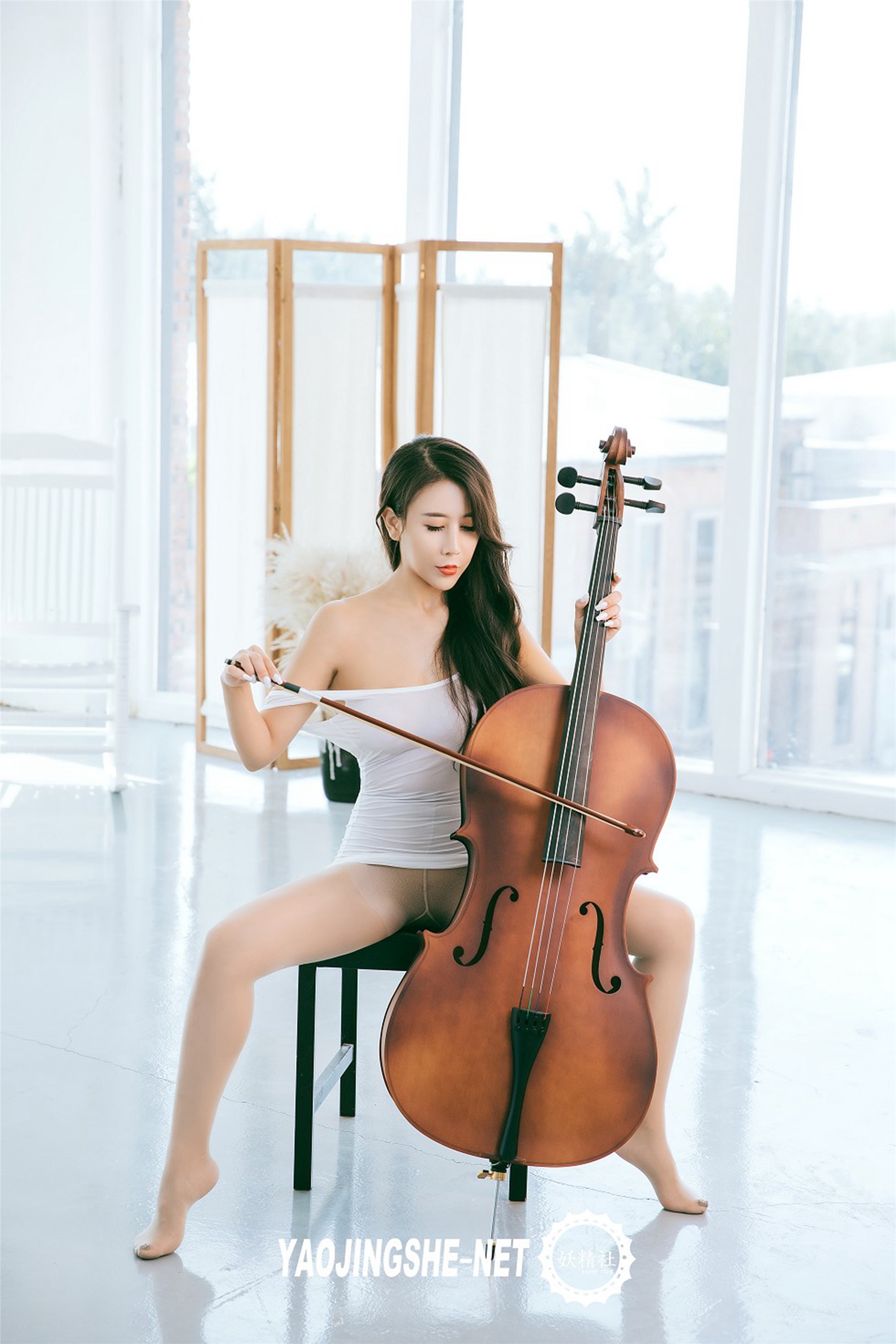 YJS妖精社 2019-08-07 Vol.001 紫嫣 美丝大提琴