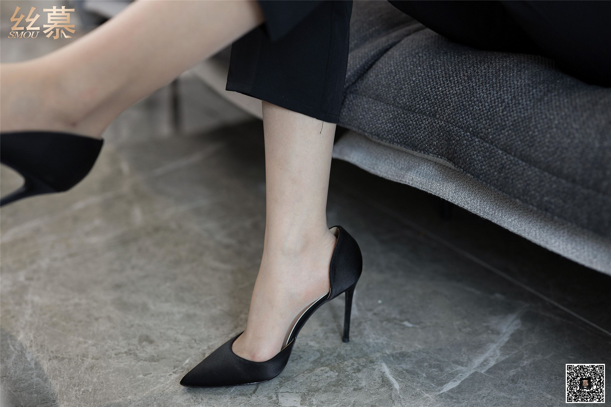 丝慕写真 SM282 紫宁《格调西装裤》