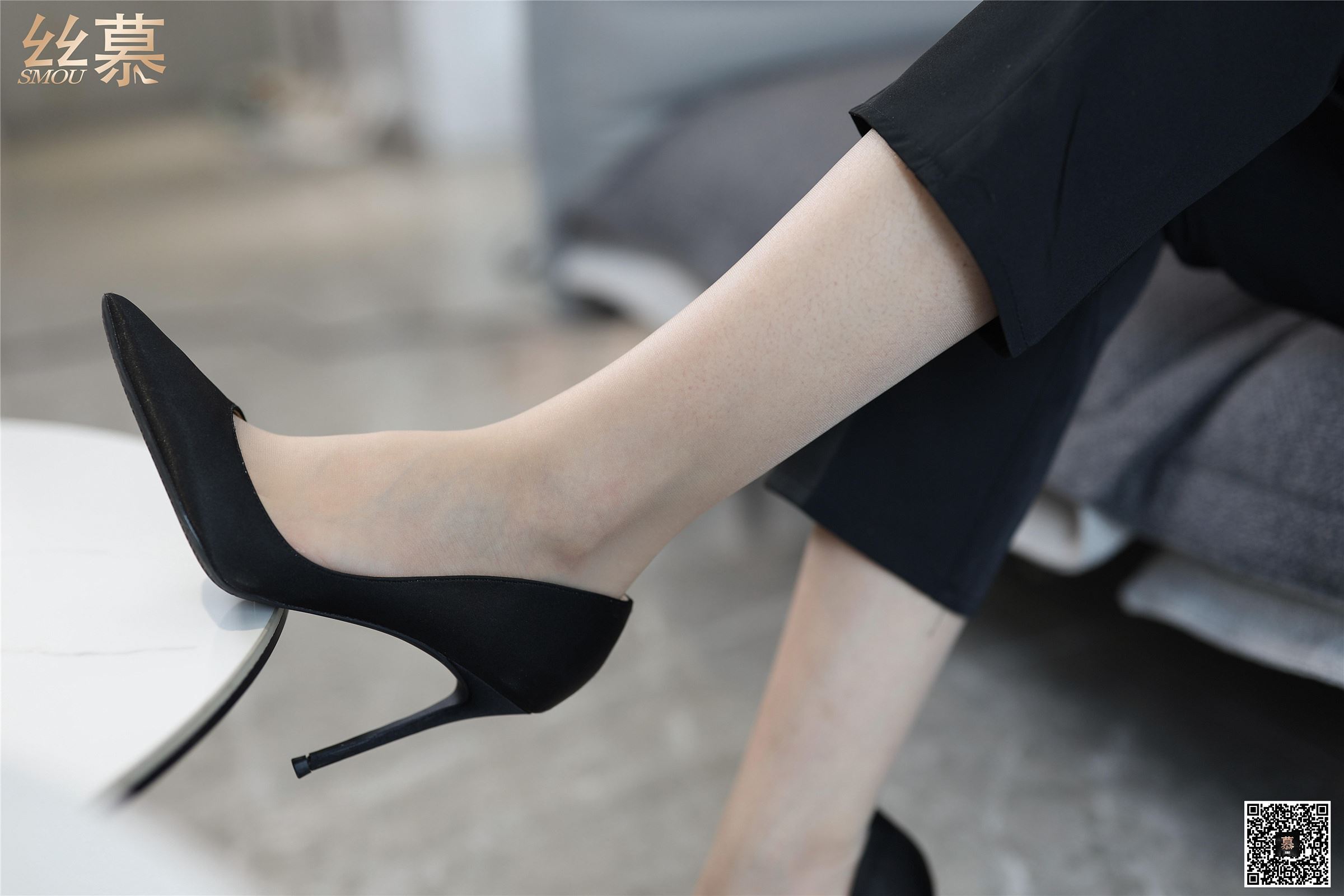 丝慕写真 SM282 紫宁《格调西装裤》