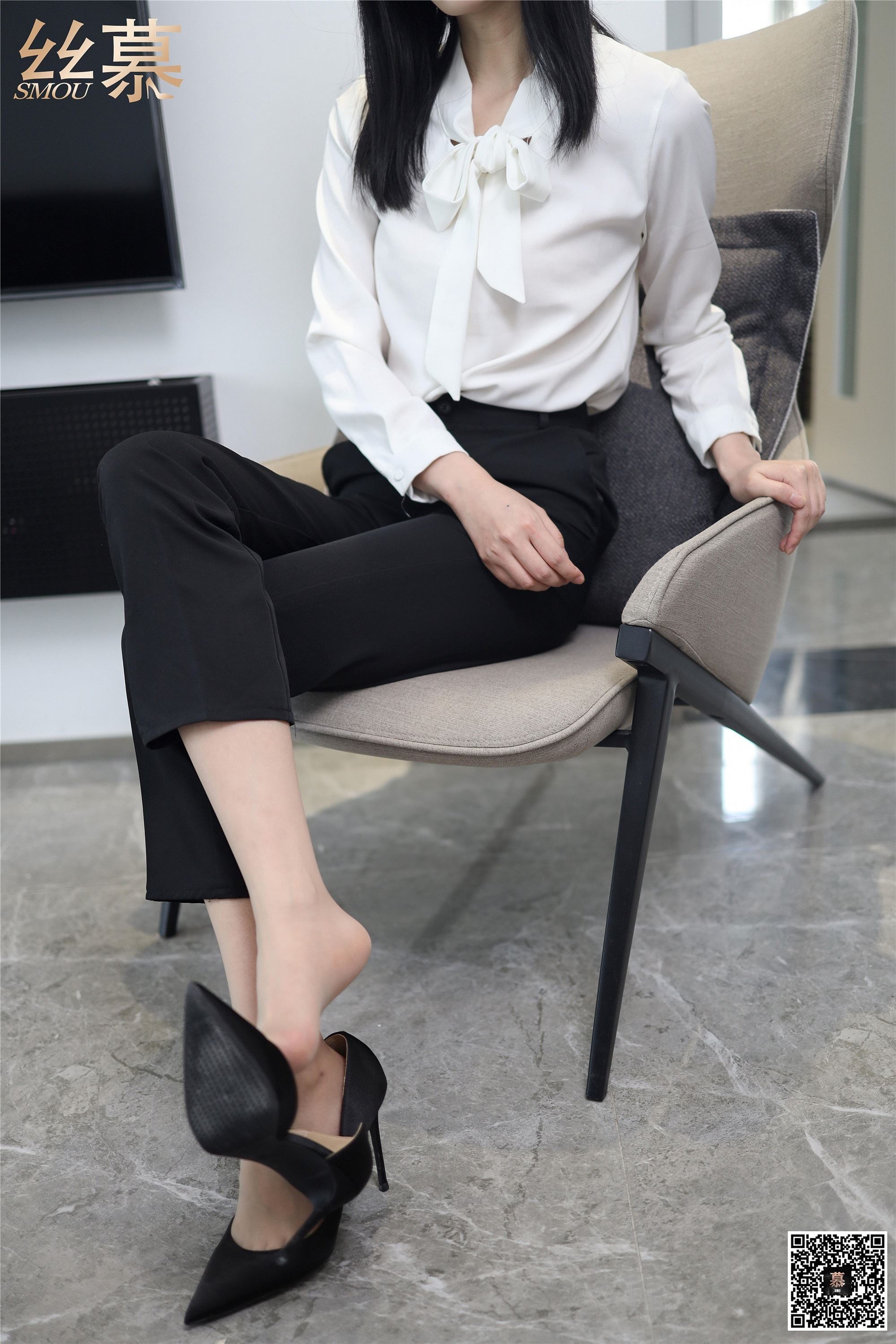 丝慕写真 SM282 紫宁《格调西装裤》