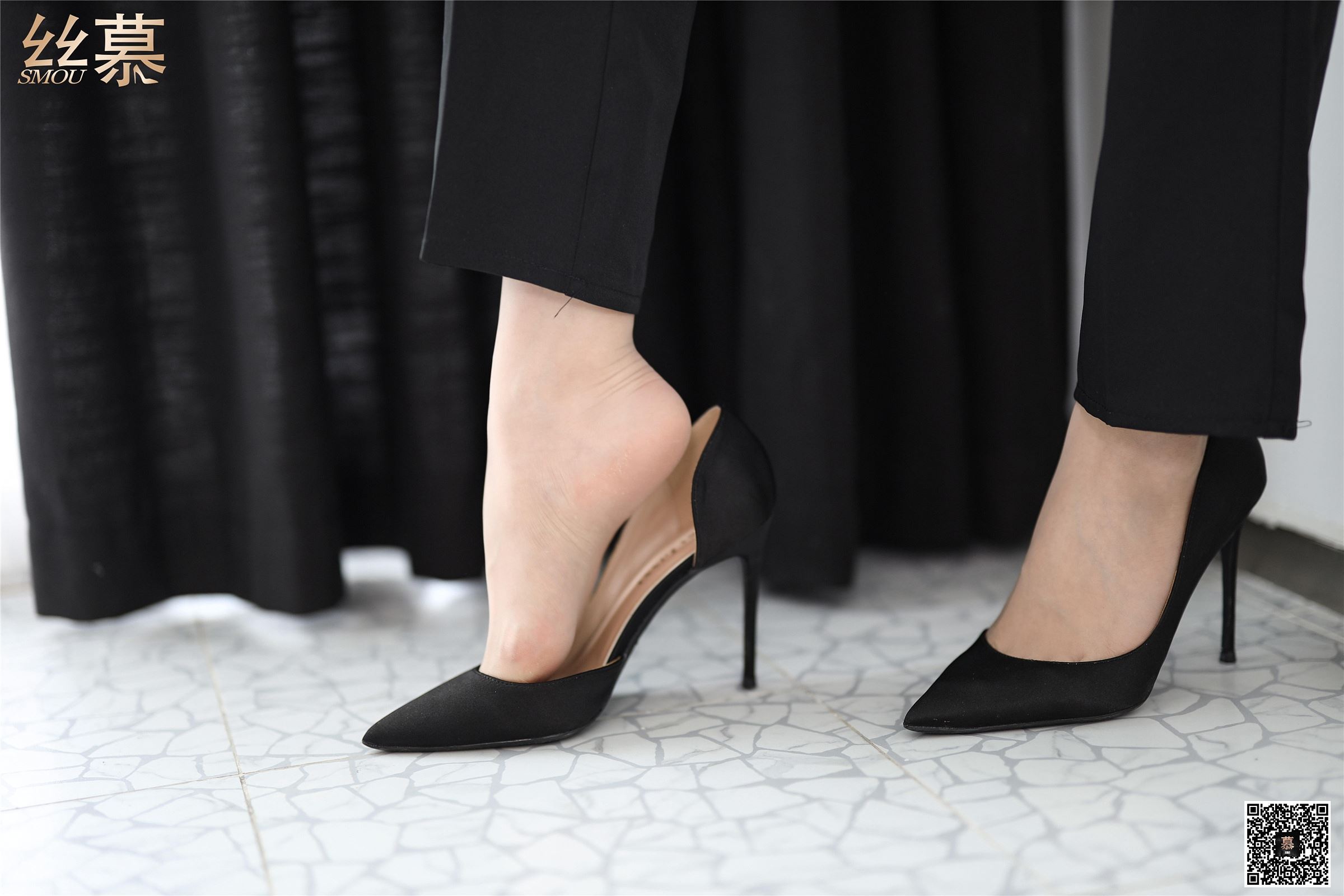 丝慕写真 SM282 紫宁《格调西装裤》