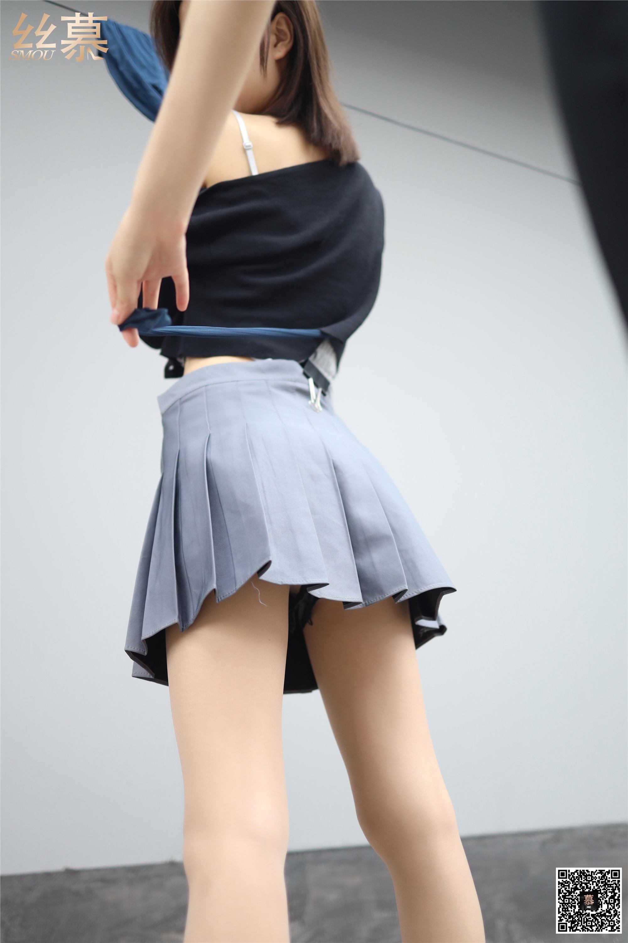 丝慕写真 SM288 米朵 《天台玩丝两姐妹》