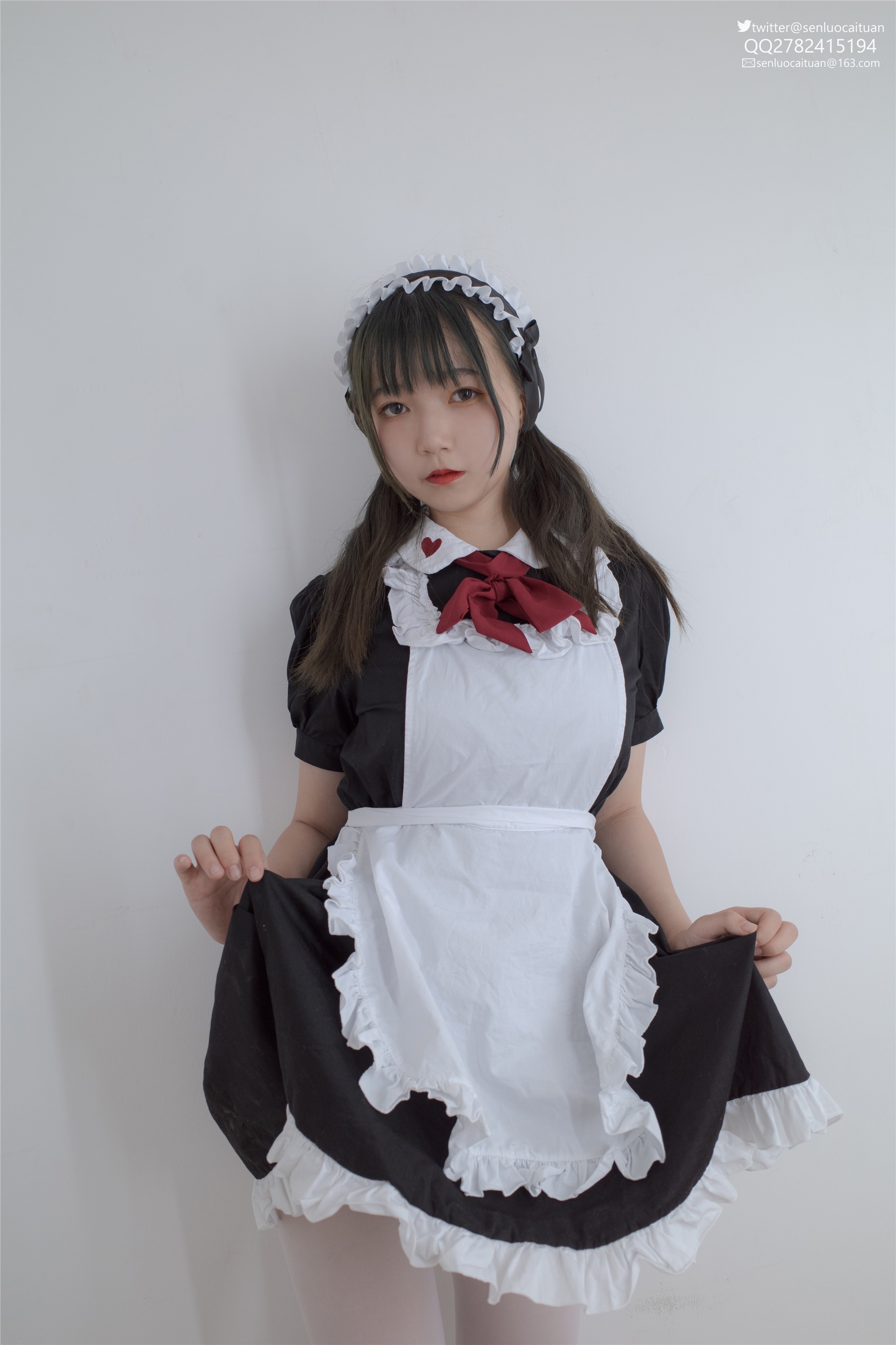 森萝财团萝莉丝足写真 GG-002 离洛 白丝女仆