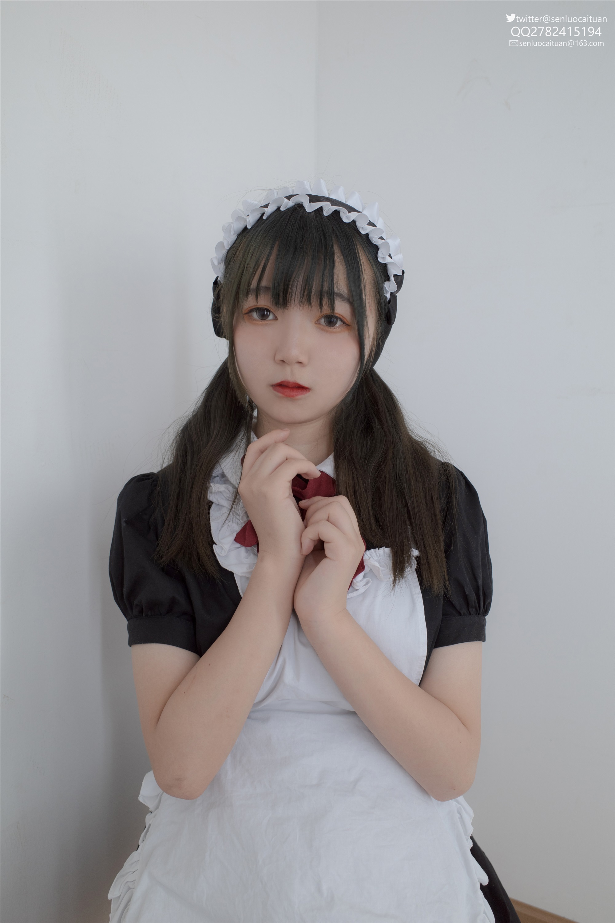 森萝财团萝莉丝足写真 GG-002 离洛 白丝女仆