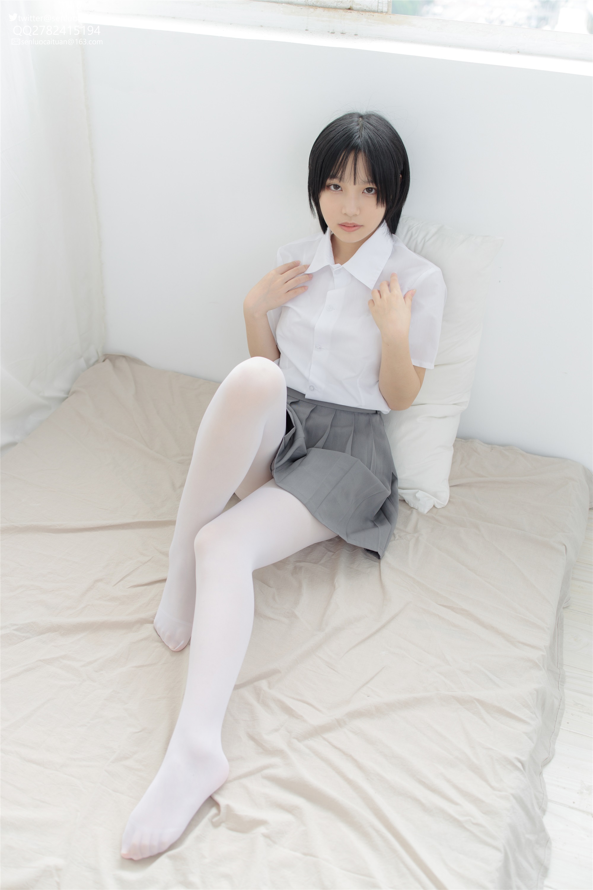 森萝财团萝莉丝足写真 GG-003 希晨 JK白丝