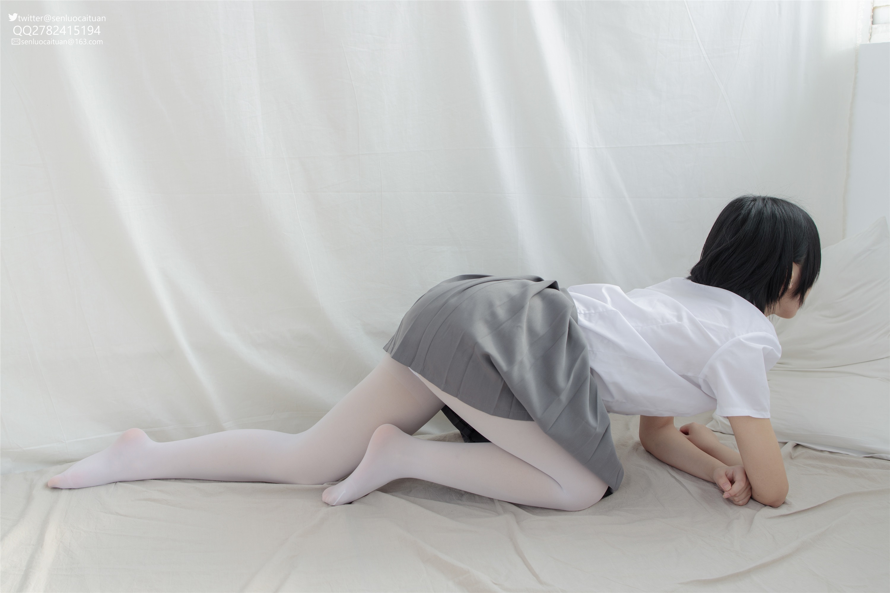 森萝财团萝莉丝足写真 GG-003 希晨 JK白丝