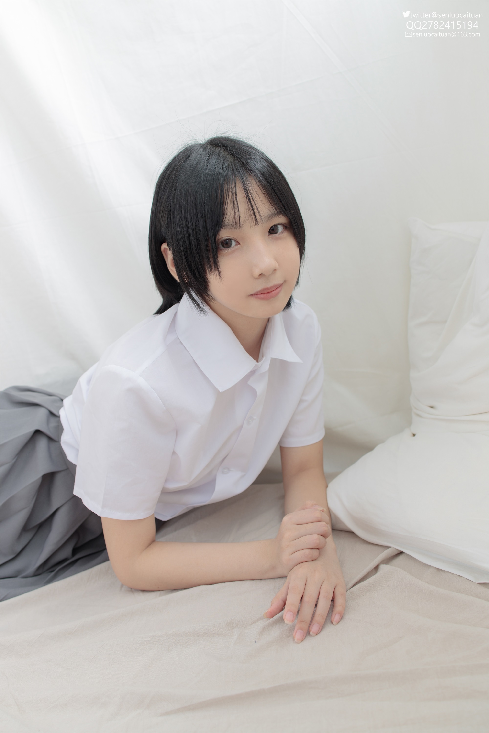 森萝财团萝莉丝足写真 GG-003 希晨 JK白丝