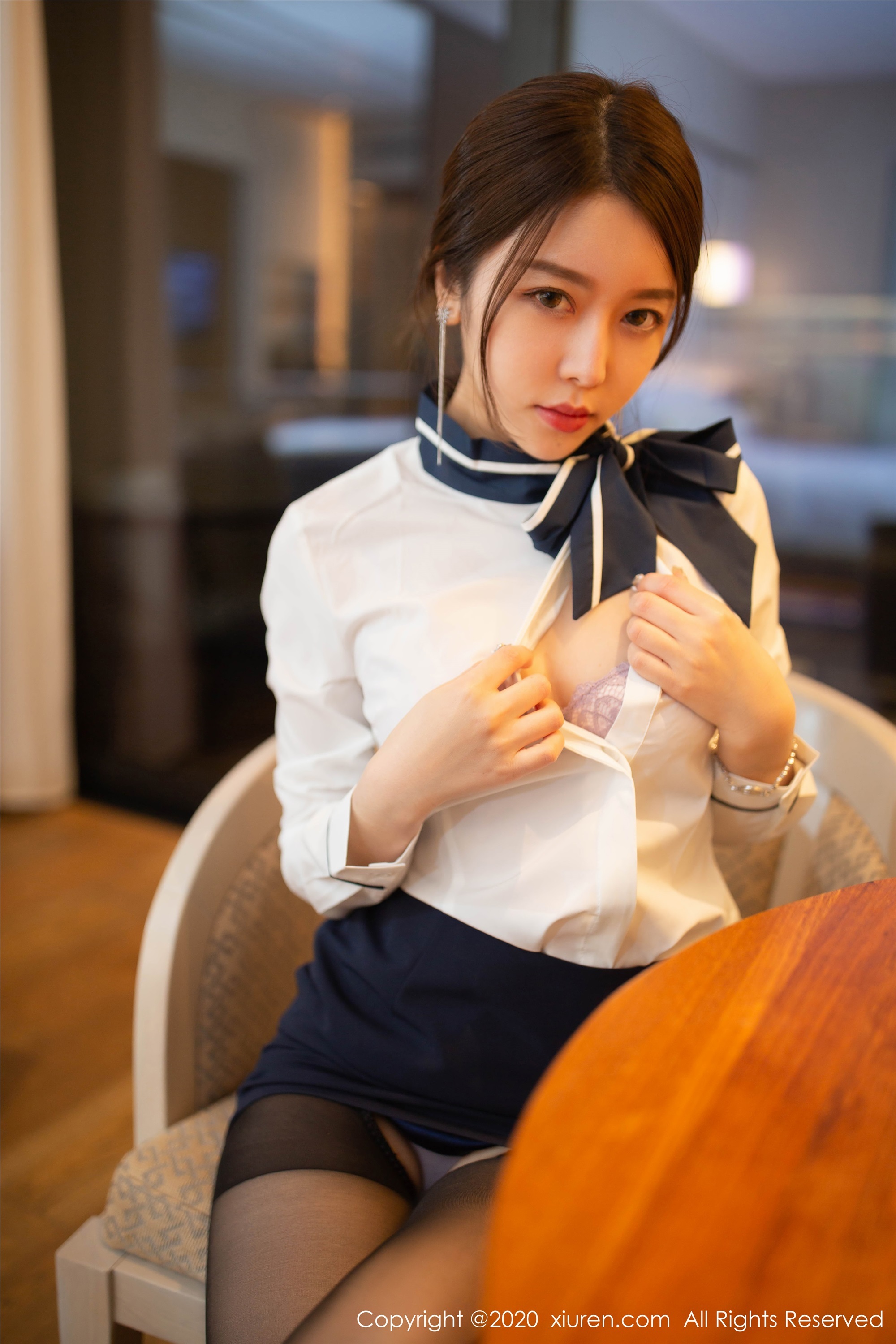 XiuRen秀人网 2020.05.20 No.2267 开档黑丝 夏诗雯Sally