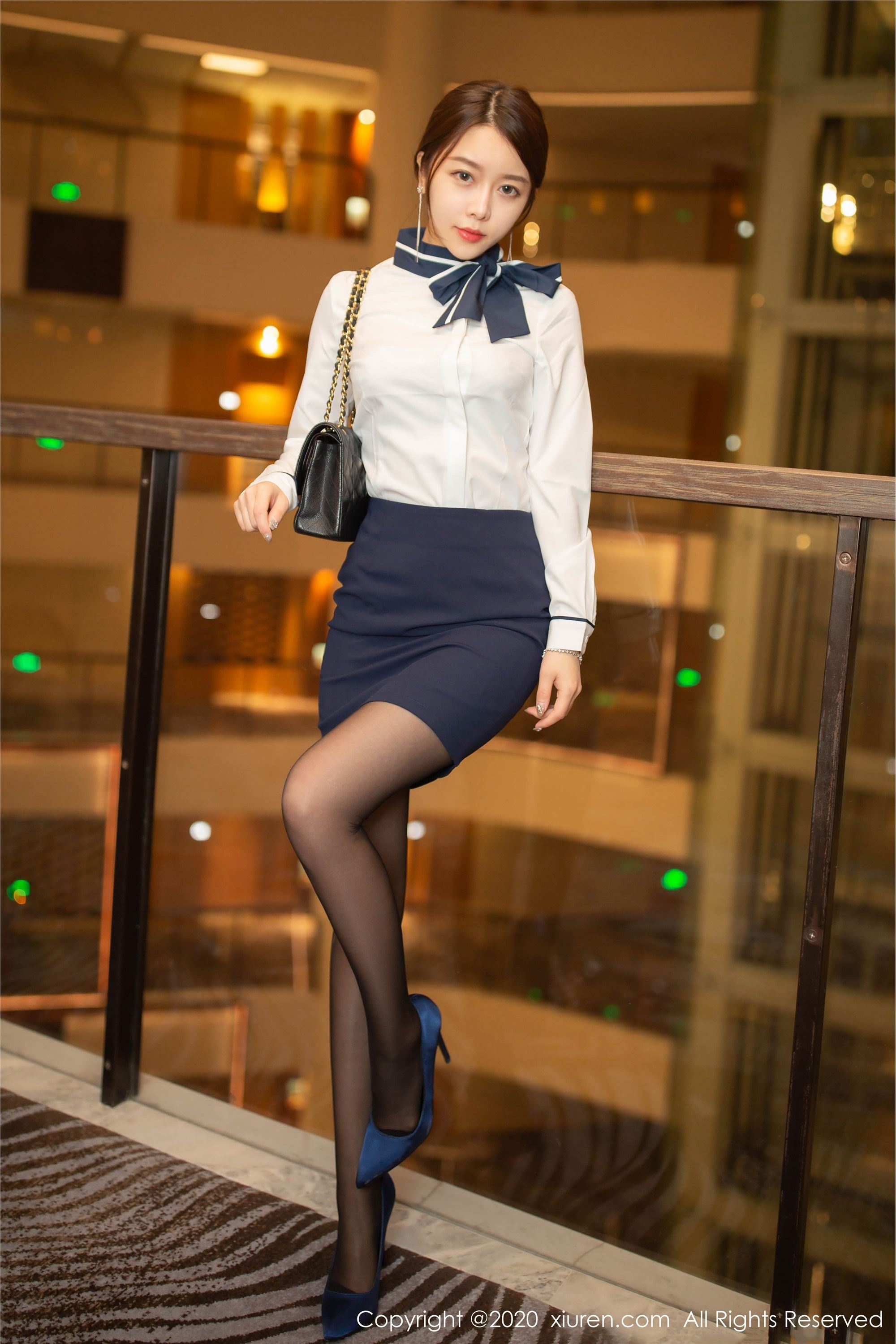 XiuRen秀人网 2020.05.20 No.2267 开档黑丝 夏诗雯Sally