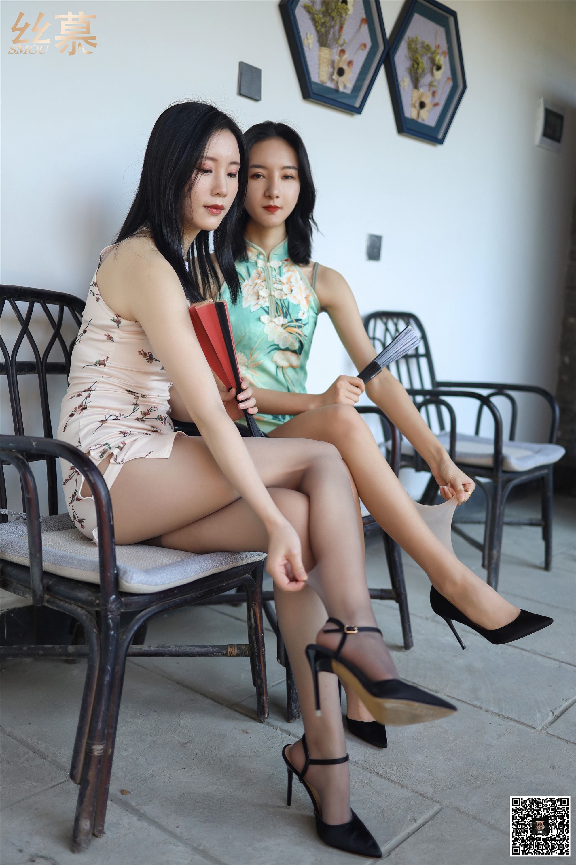 丝慕写真 SM291 茗茗&紫宁《大姨太和二姨太》