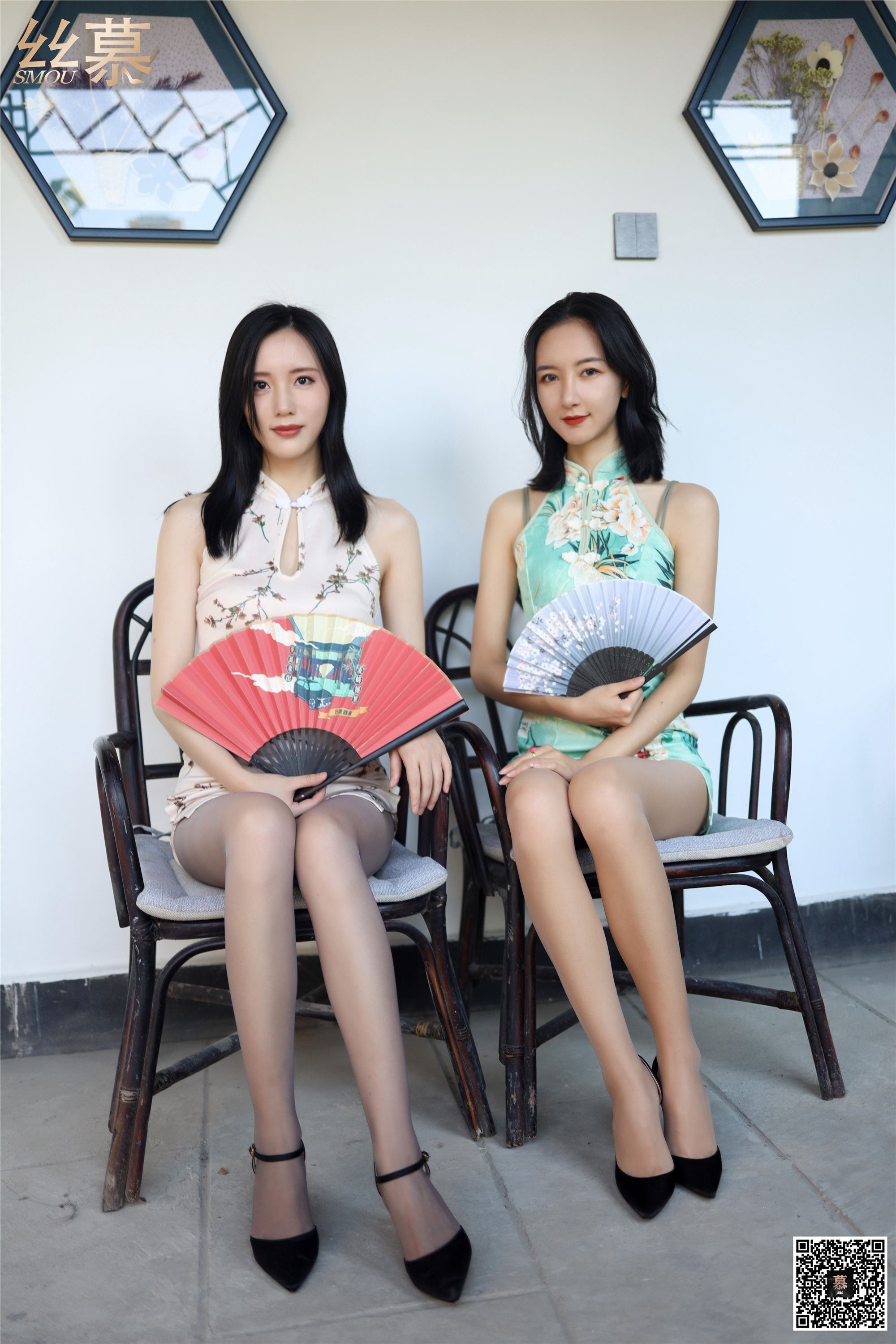 丝慕写真 SM291 茗茗&紫宁《大姨太和二姨太》