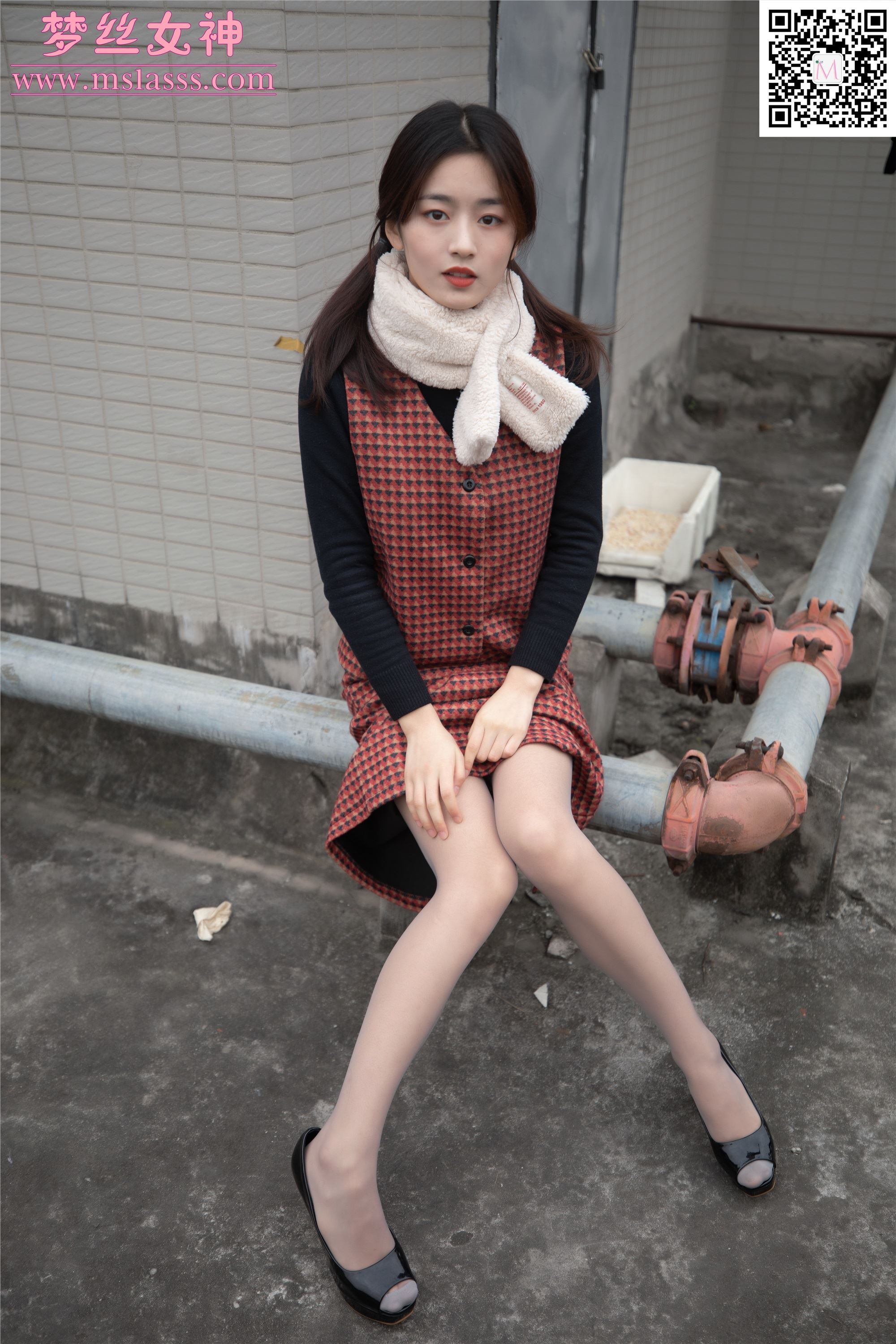 MSLASS梦丝女神 2020-01-15 Vol.090 璇璇5 天台少女