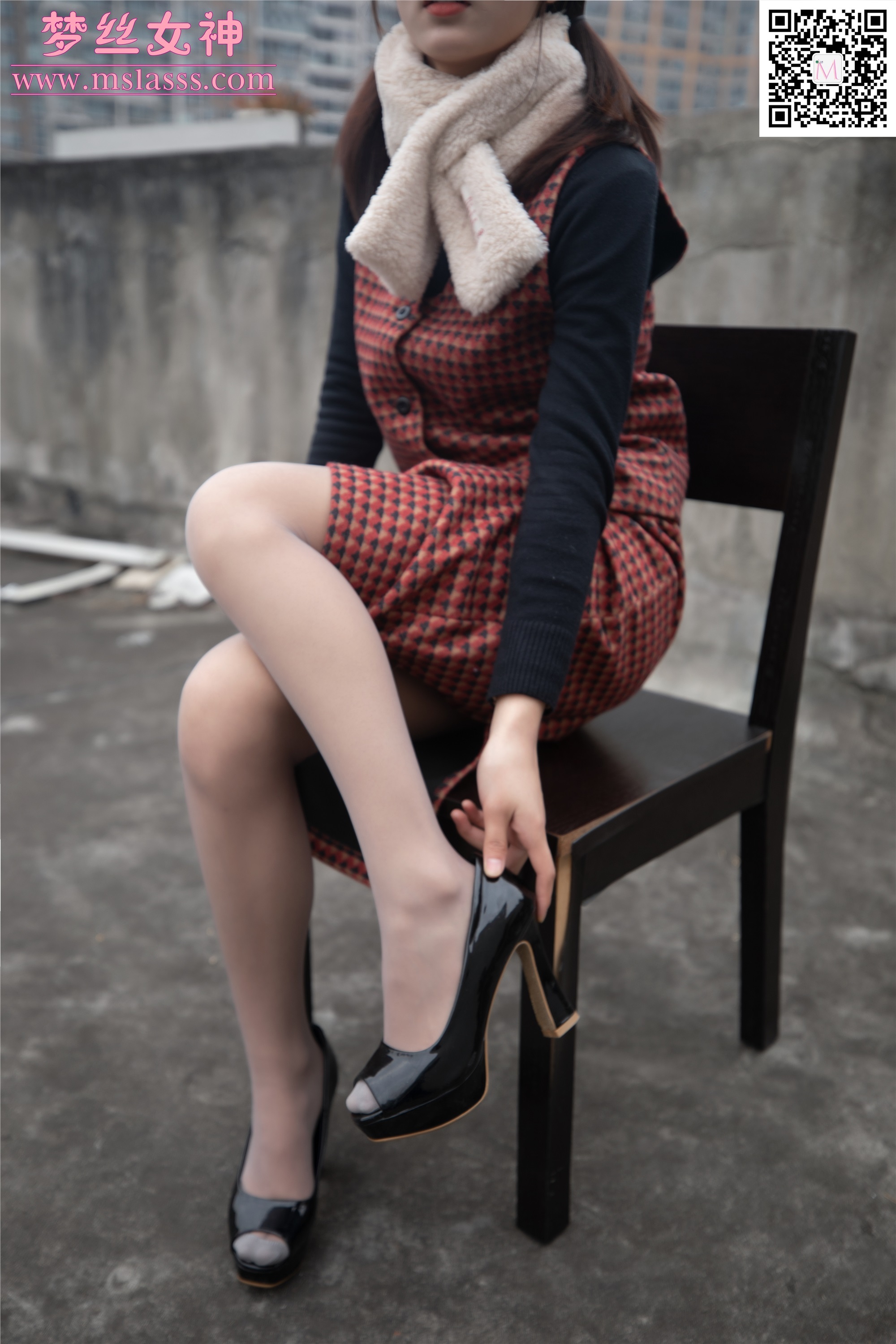 MSLASS梦丝女神 2020-01-15 Vol.090 璇璇5 天台少女