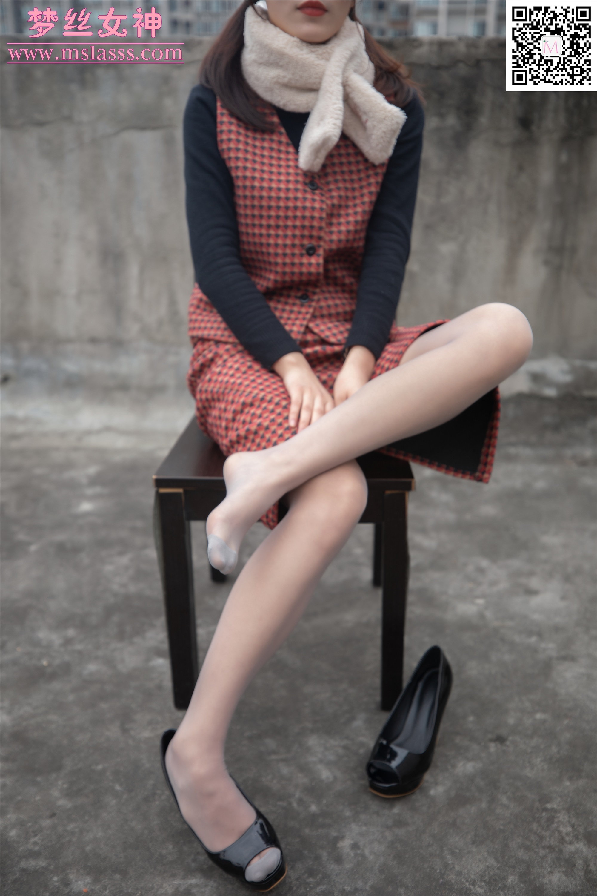 MSLASS梦丝女神 2020-01-15 Vol.090 璇璇5 天台少女