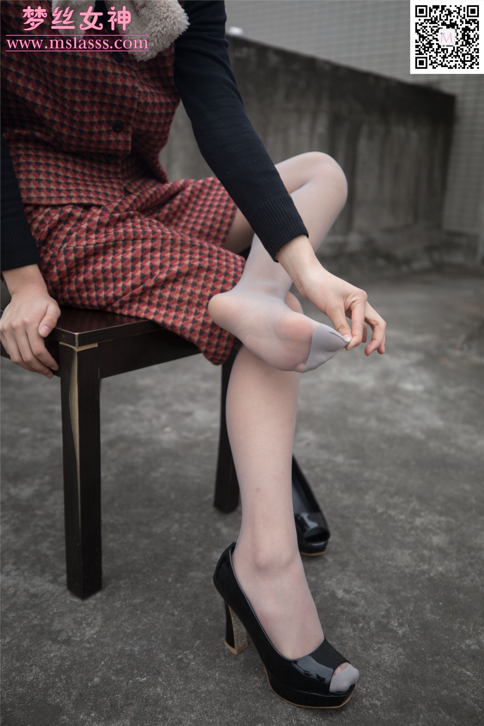 MSLASS梦丝女神 2020-01-15 Vol.090 璇璇5 天台少女