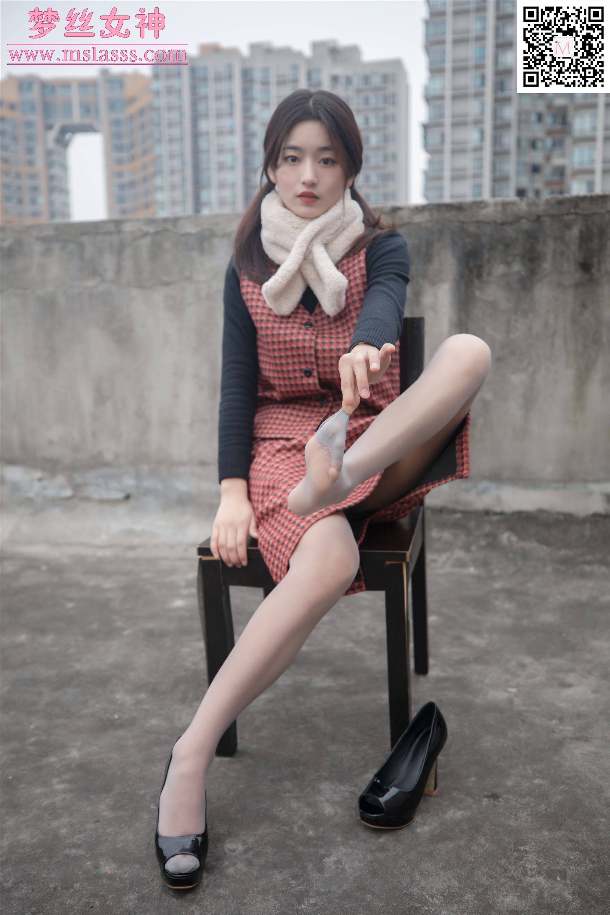 MSLASS梦丝女神 2020-01-15 Vol.090 璇璇5 天台少女