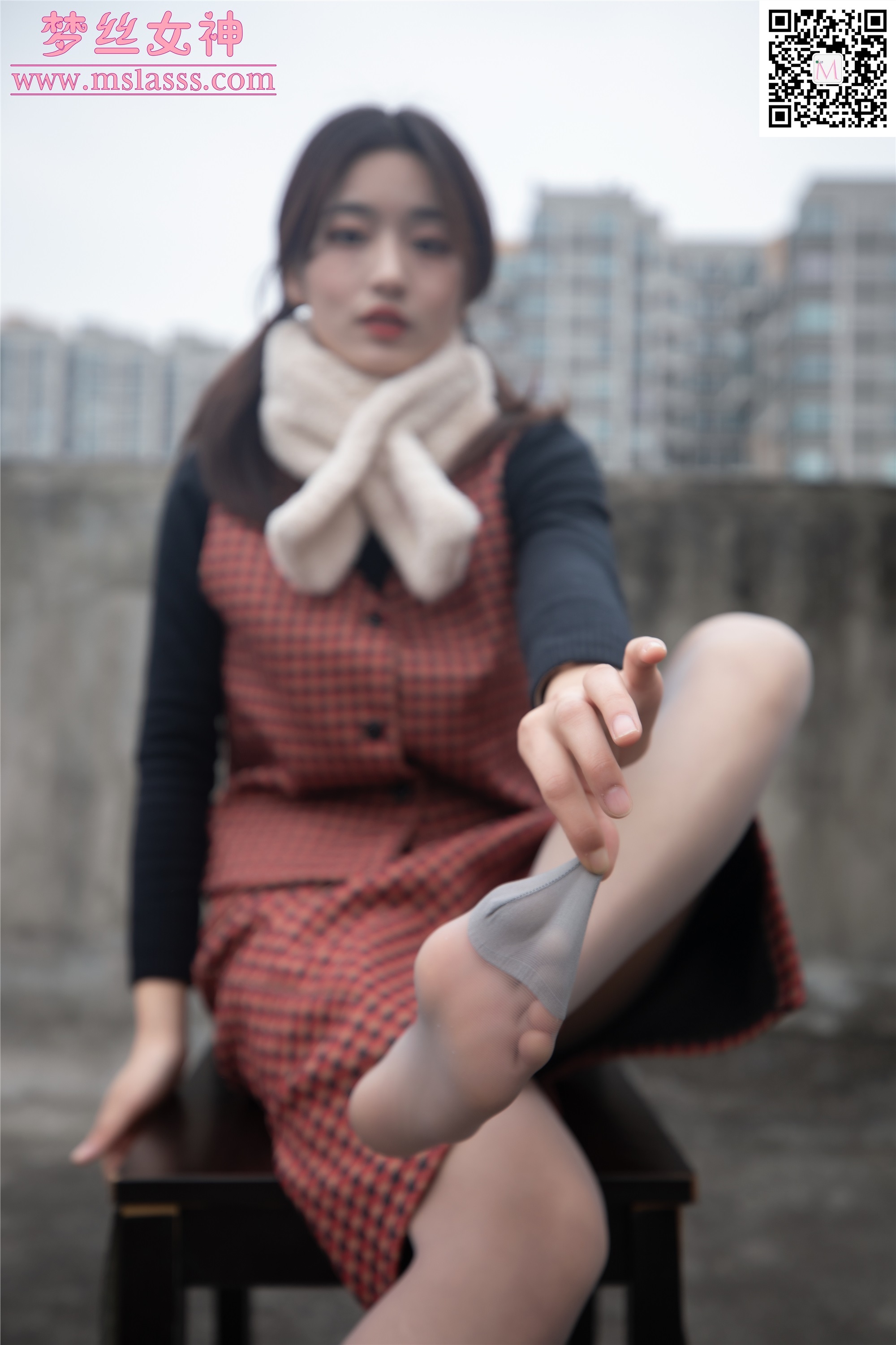 MSLASS梦丝女神 2020-01-15 Vol.090 璇璇5 天台少女