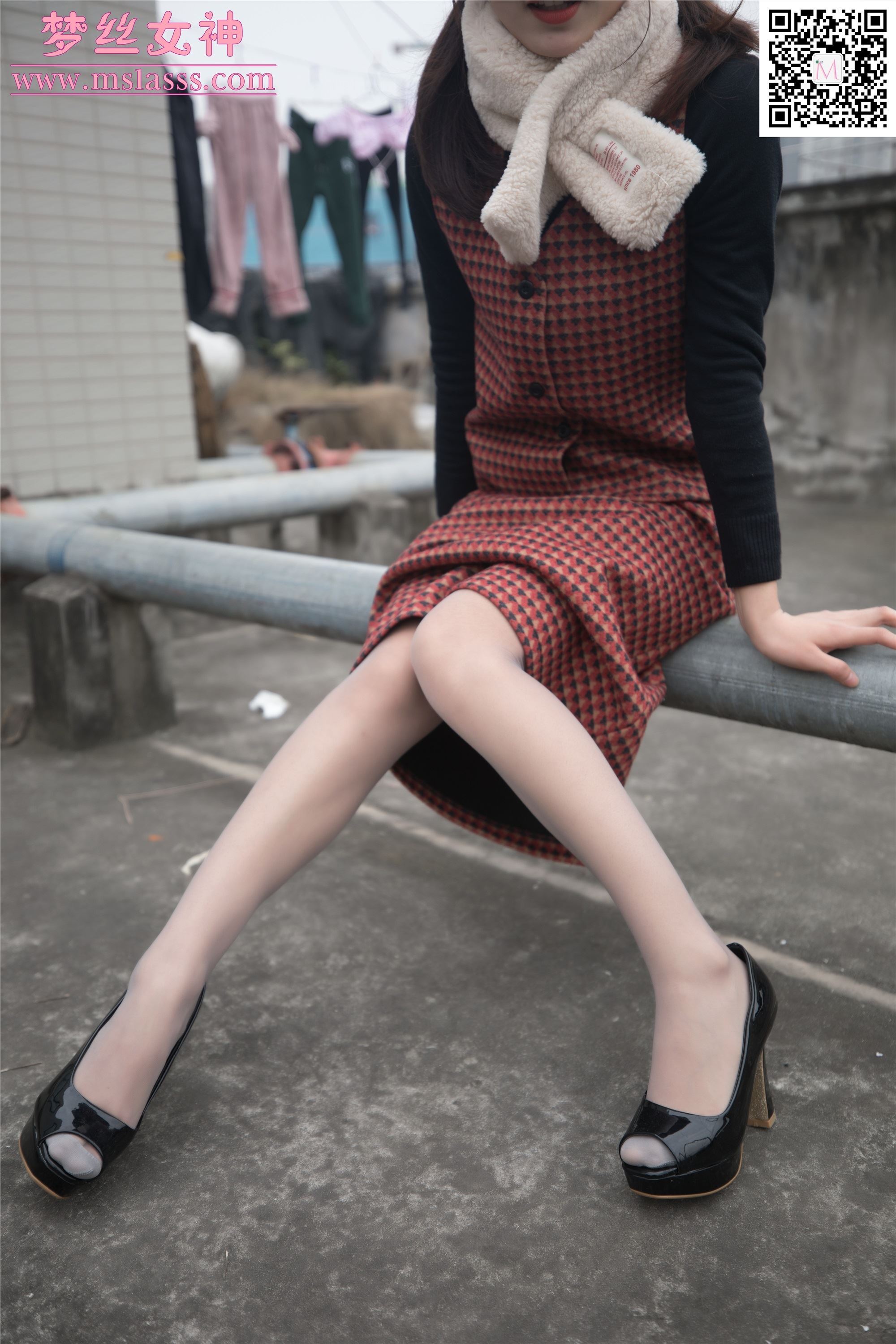 MSLASS梦丝女神 2020-01-15 Vol.090 璇璇5 天台少女