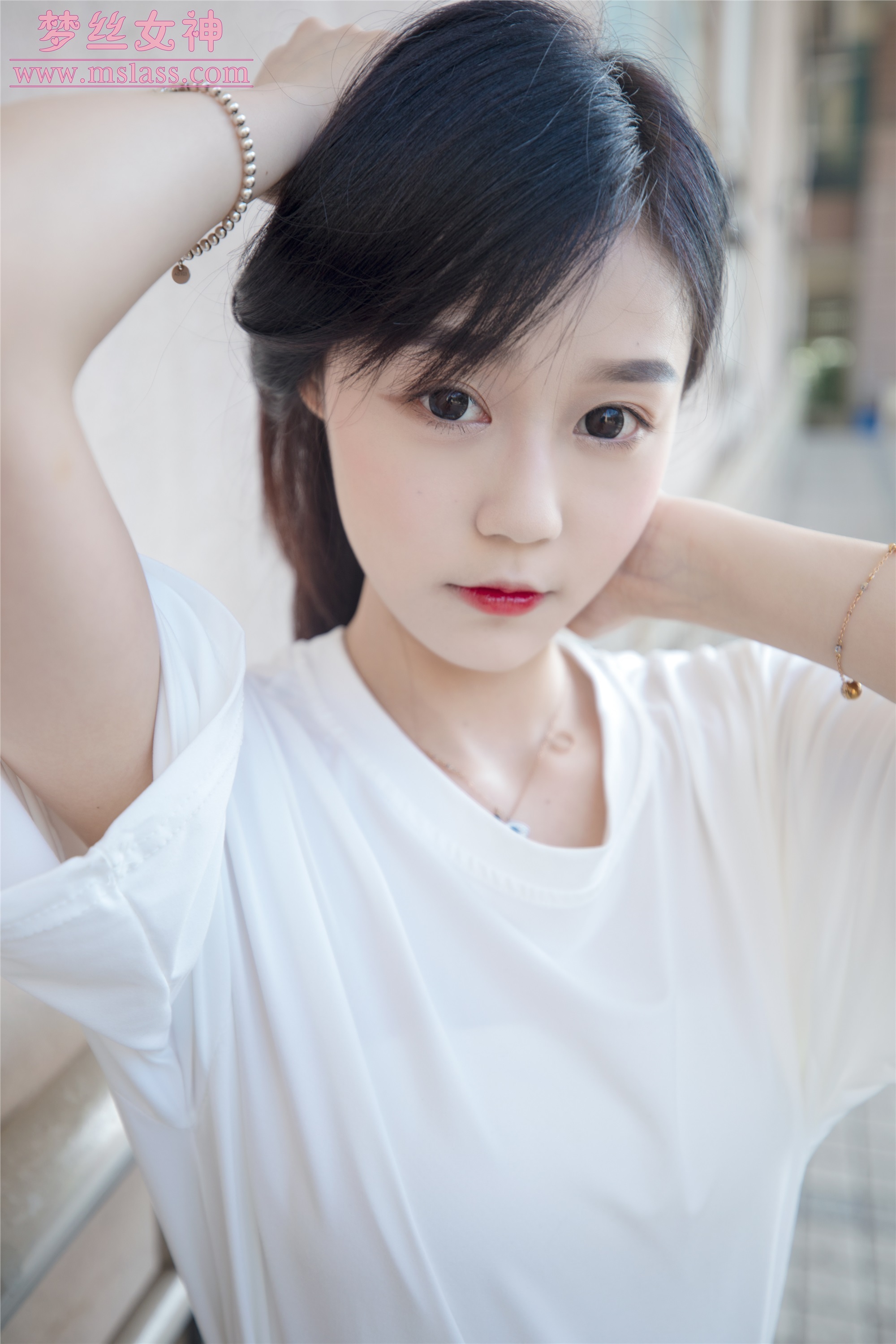 MSLASS梦丝女神 2019-06-13 Vol.034 灵灵 甜静的明星脸