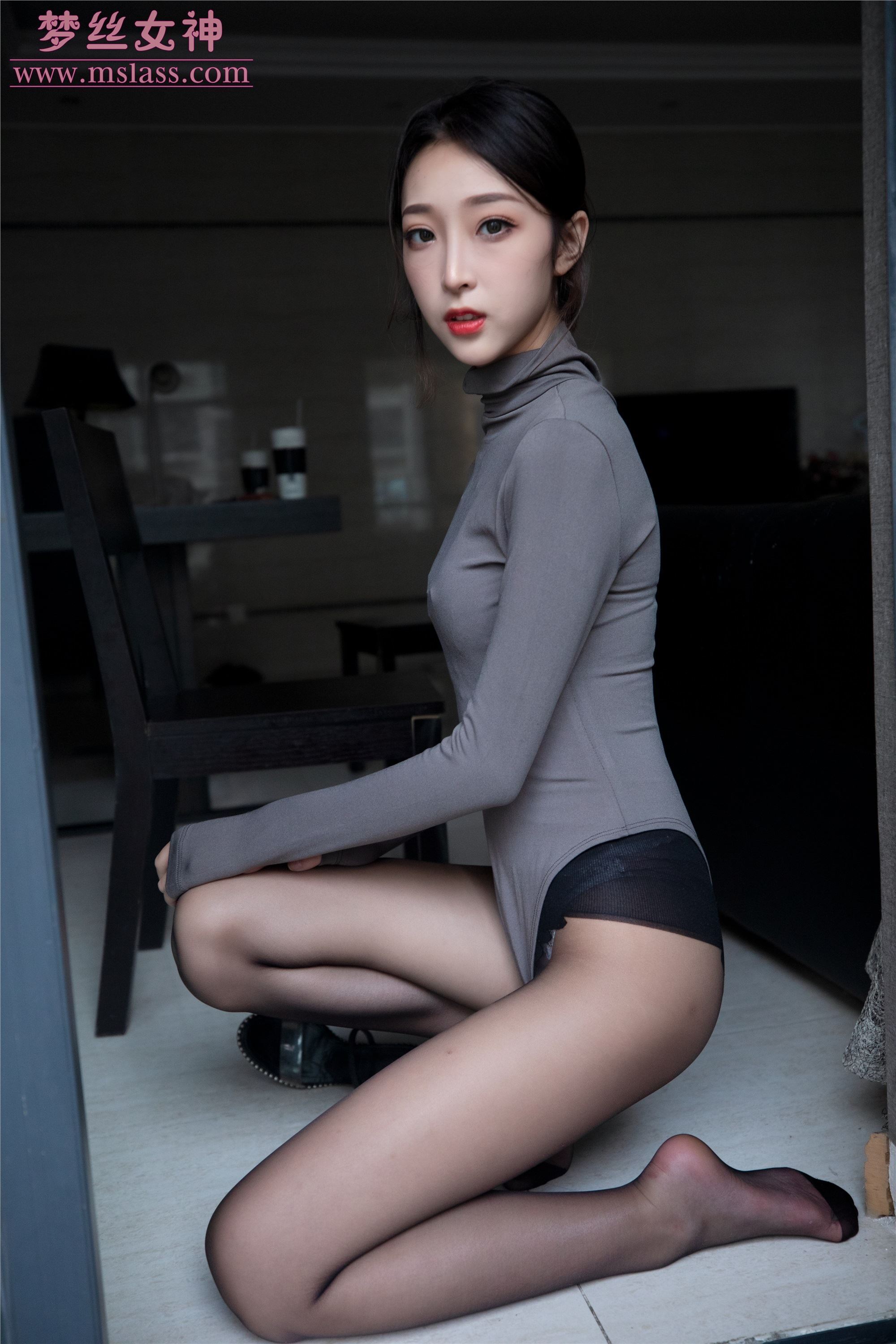 MSLASS梦丝女神 2019-08-05 Vol.040 乔儿 美女主播（精）