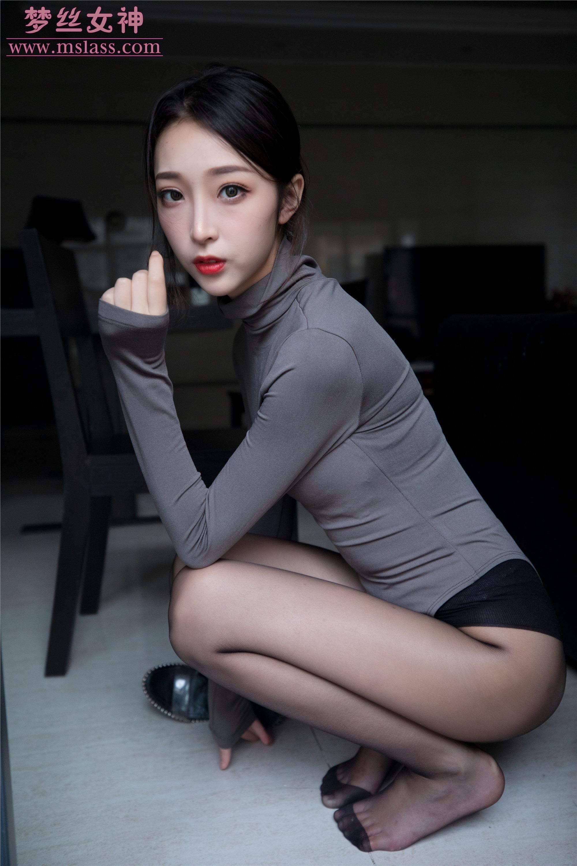 MSLASS梦丝女神 2019-08-05 Vol.040 乔儿 美女主播（精）