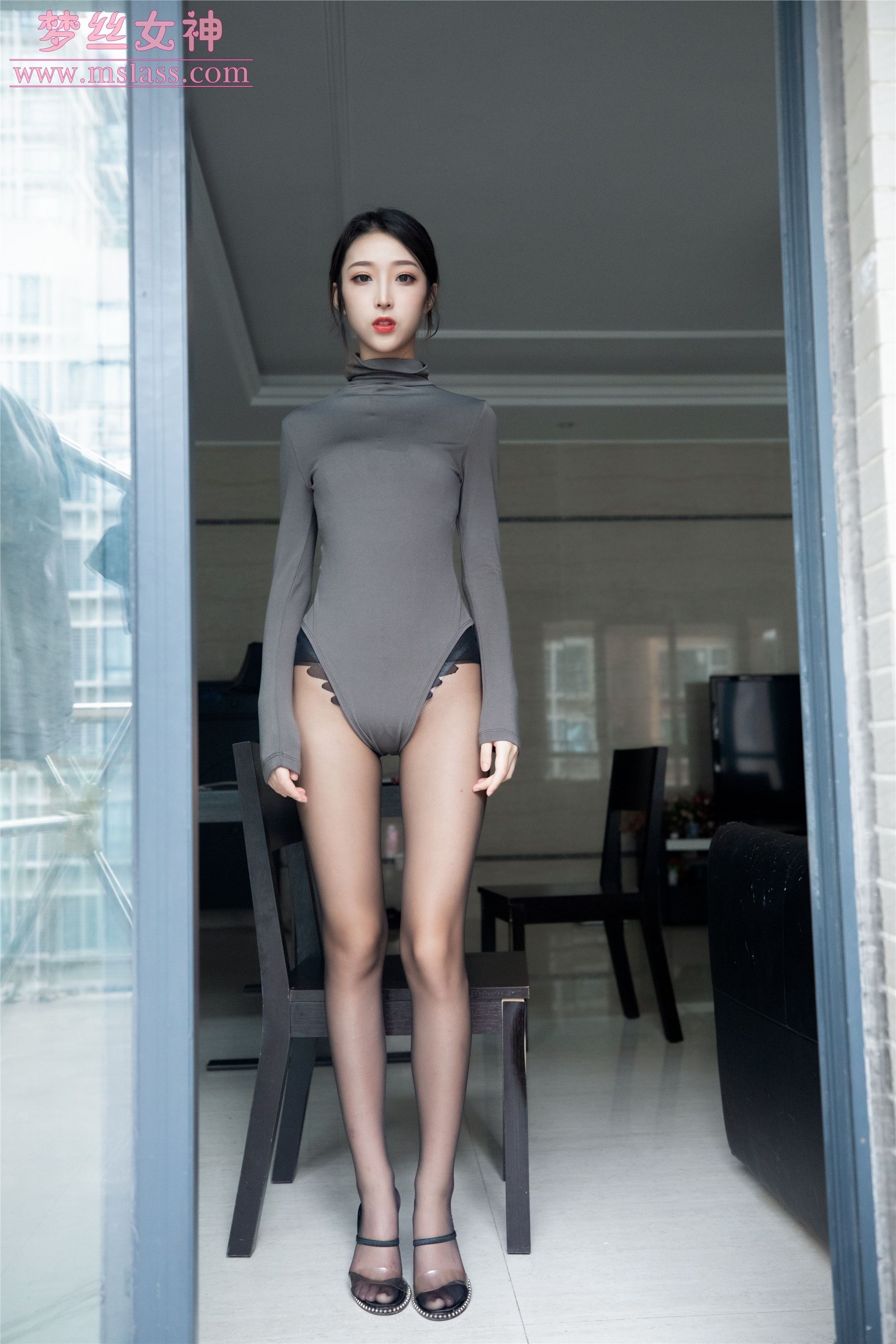 MSLASS梦丝女神 2019-08-05 Vol.040 乔儿 美女主播（精）