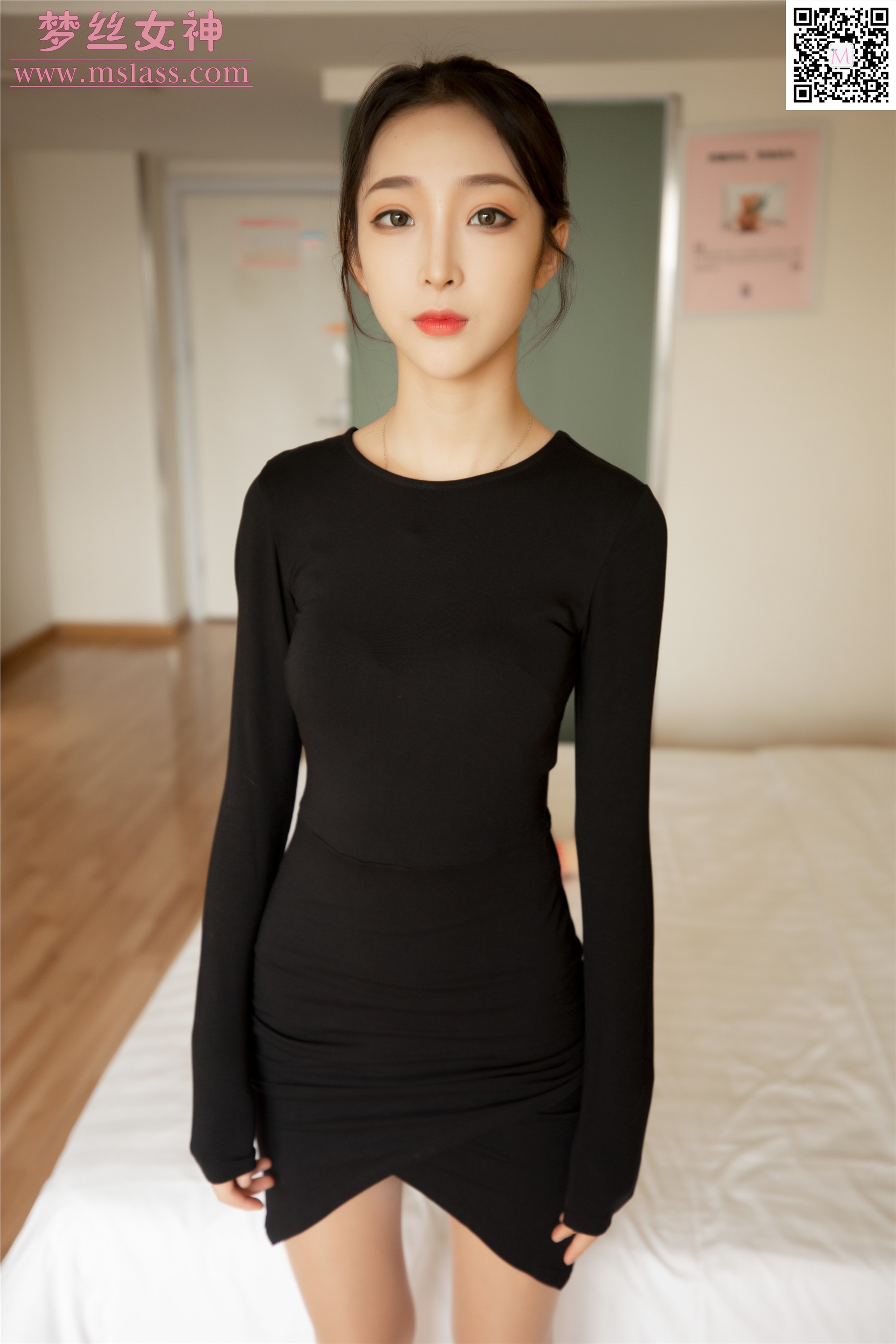 MSLASS梦丝女神 2019-09-18 Vol.049 乔儿 黑色魅影