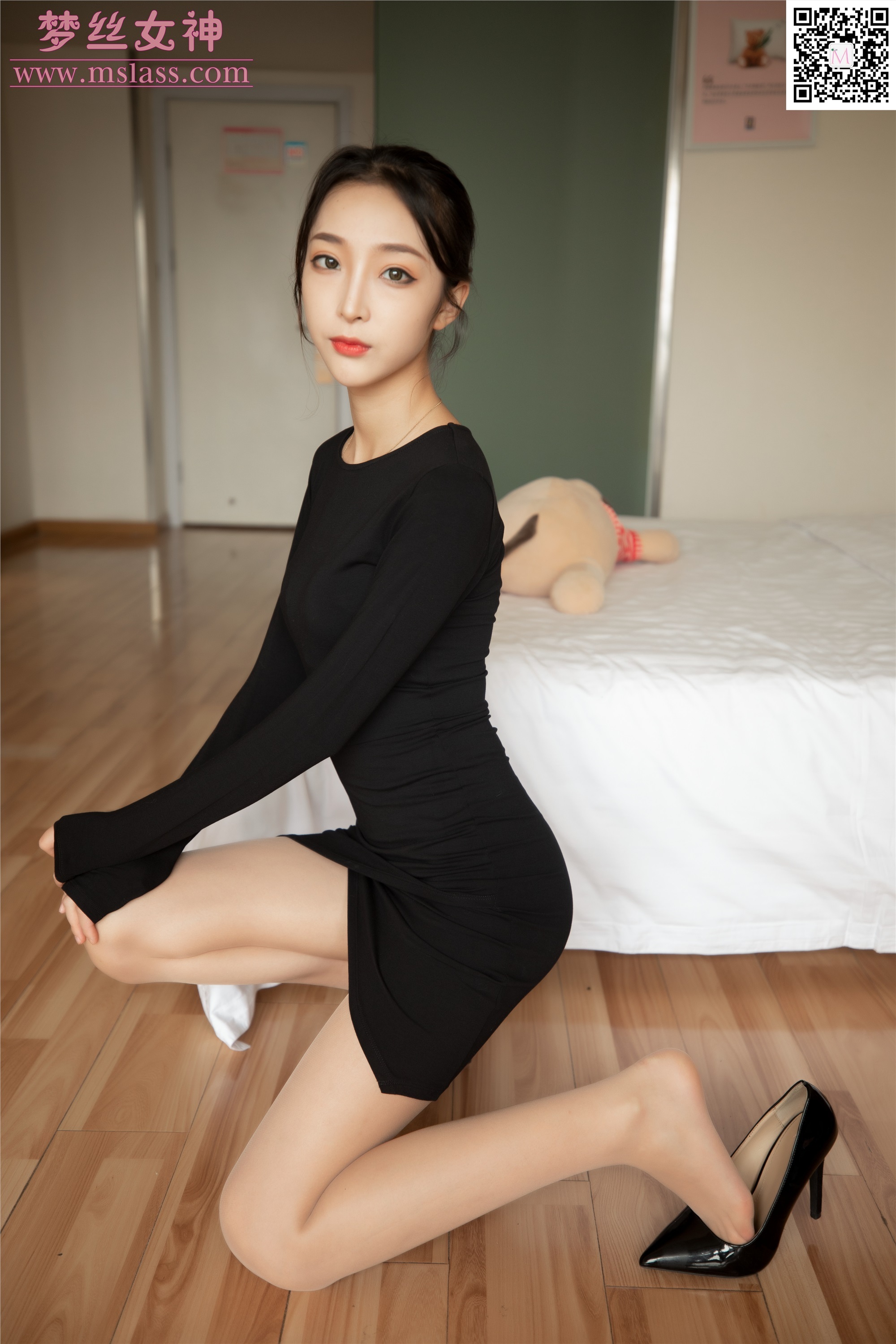 MSLASS梦丝女神 2019-09-18 Vol.049 乔儿 黑色魅影