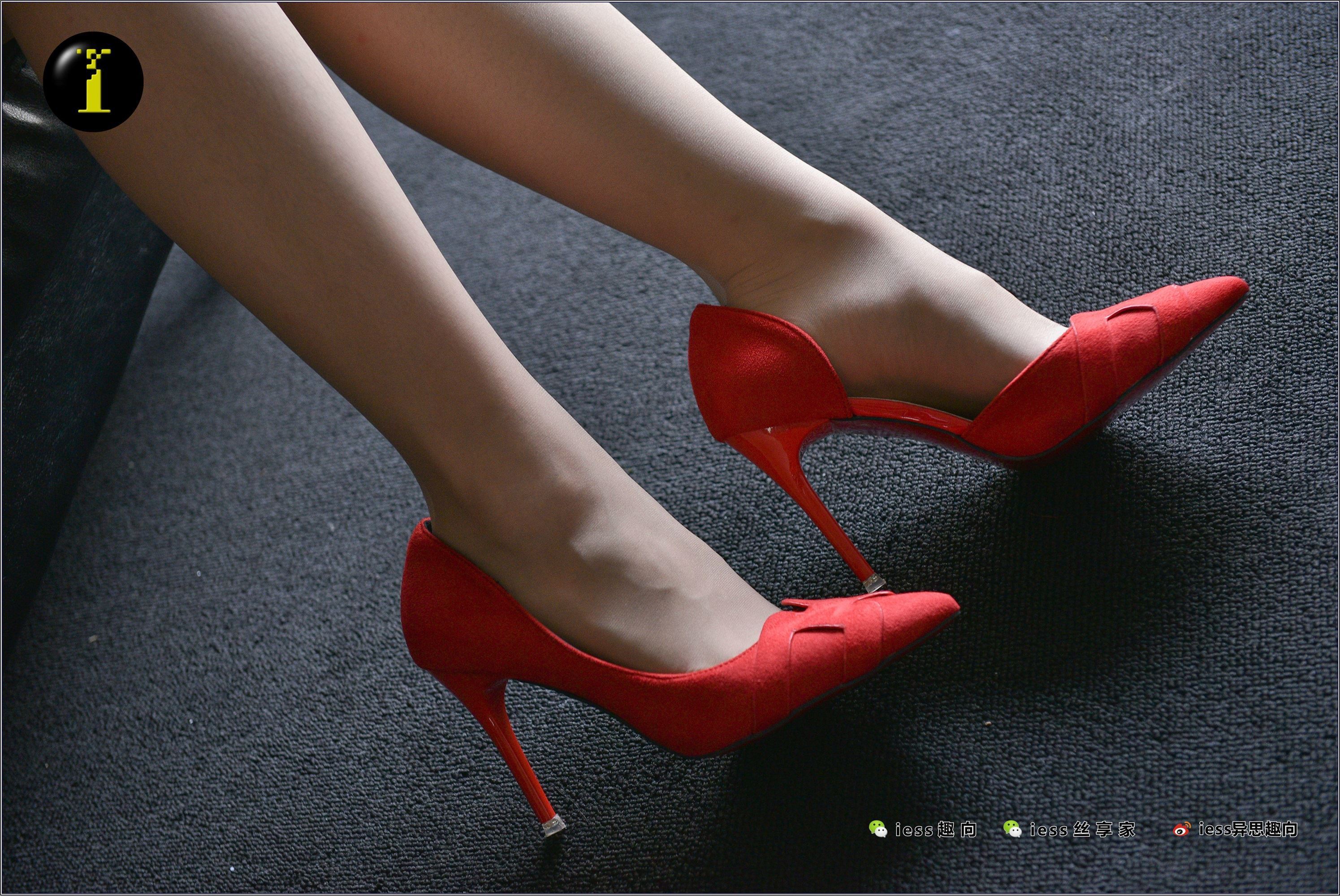 IESS异思趣向  普惠集 012-暖暖 红色高跟鞋B-特写
