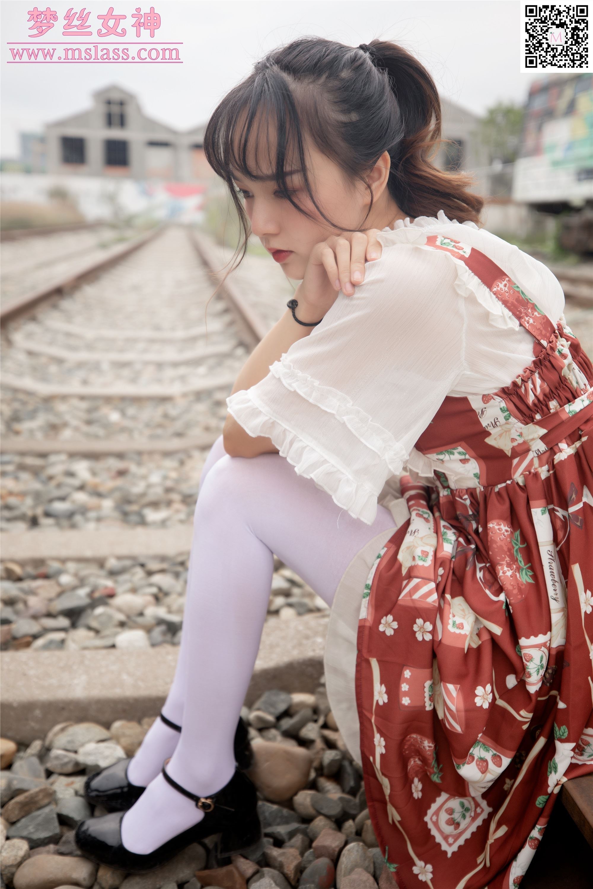 MSLASS梦丝女神 2019-10-27 Vol.061 玥玥 白丝萝莉塔