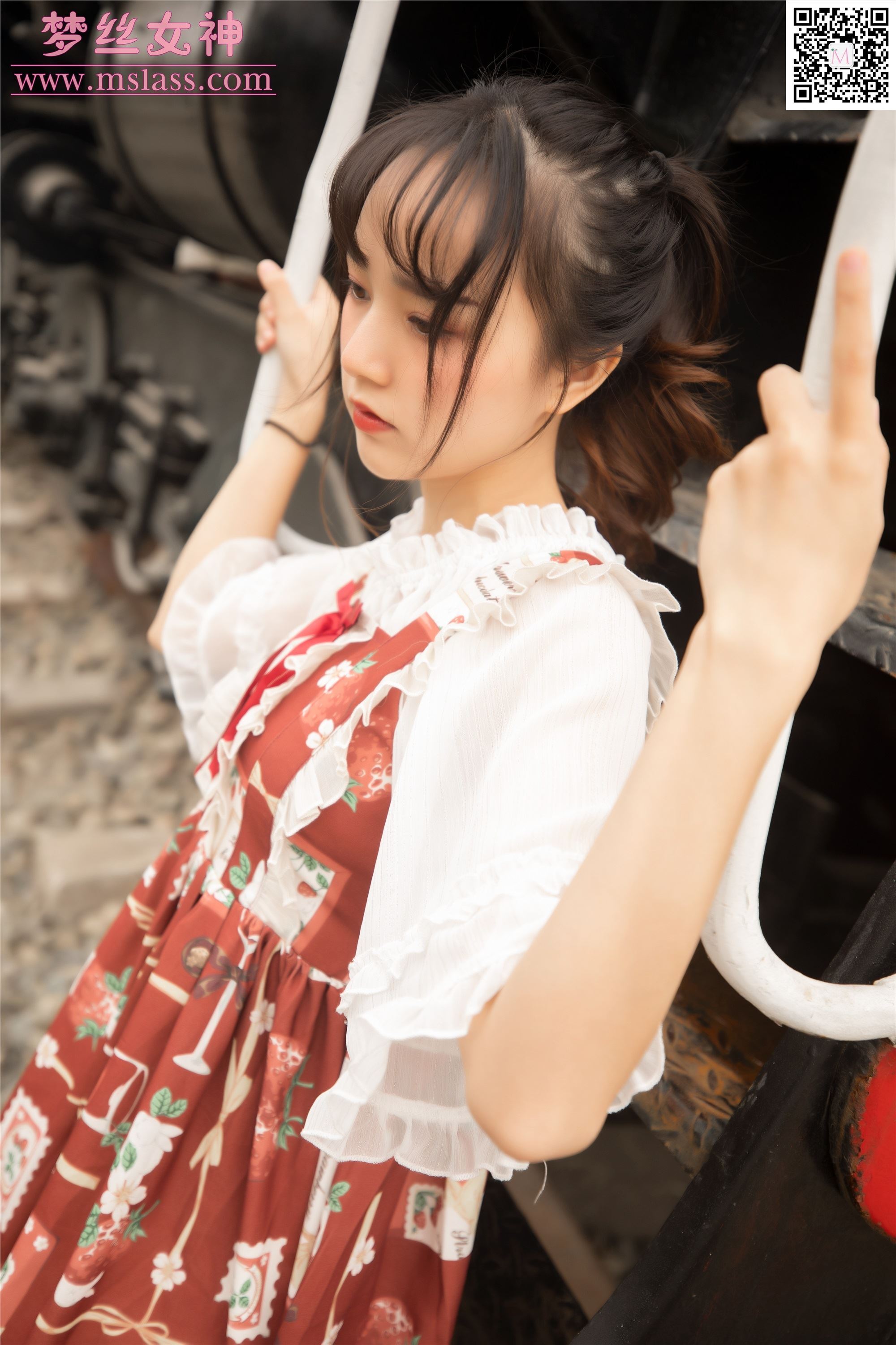 MSLASS梦丝女神 2019-10-27 Vol.061 玥玥 白丝萝莉塔