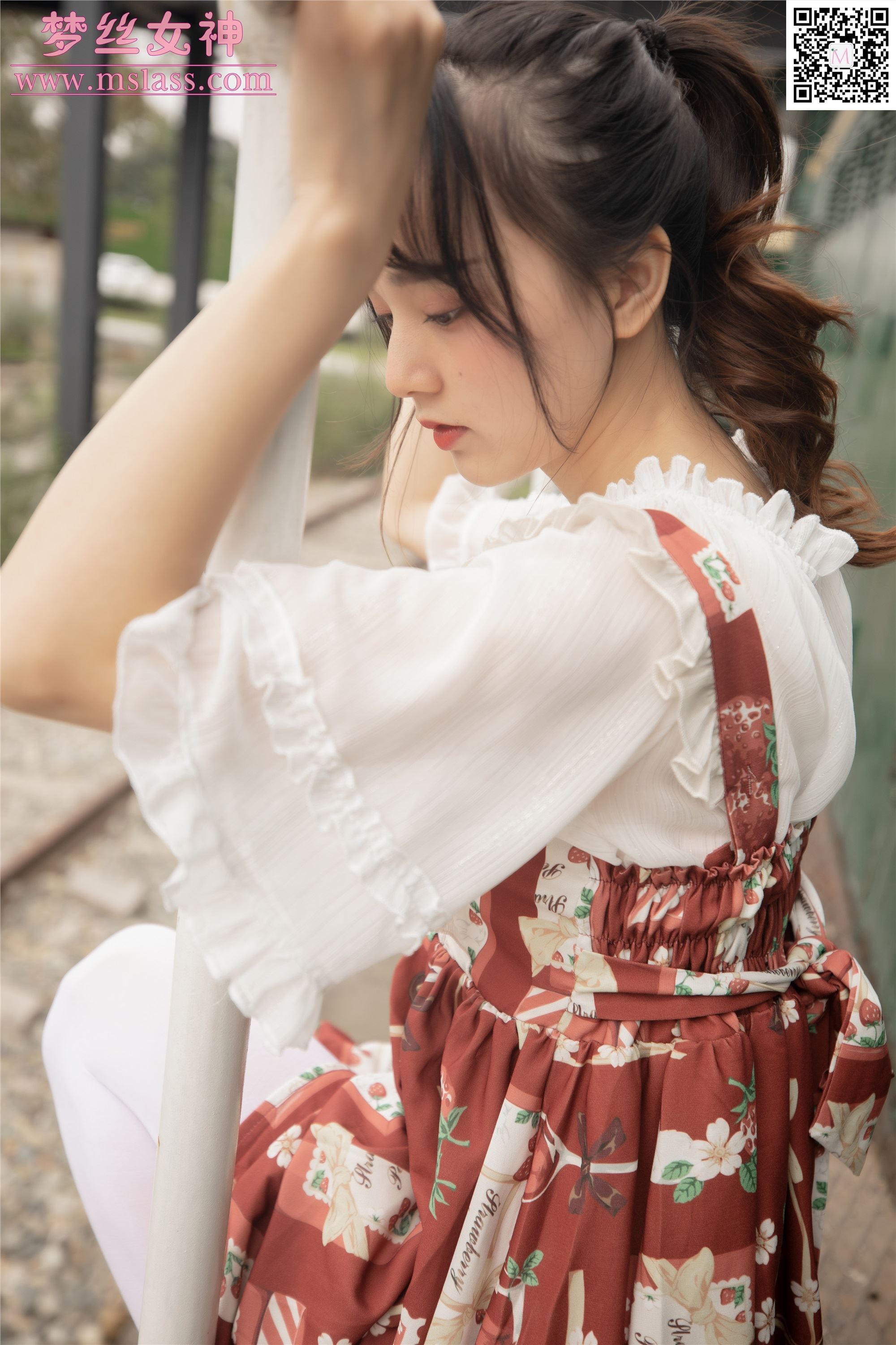 MSLASS梦丝女神 2019-10-27 Vol.061 玥玥 白丝萝莉塔