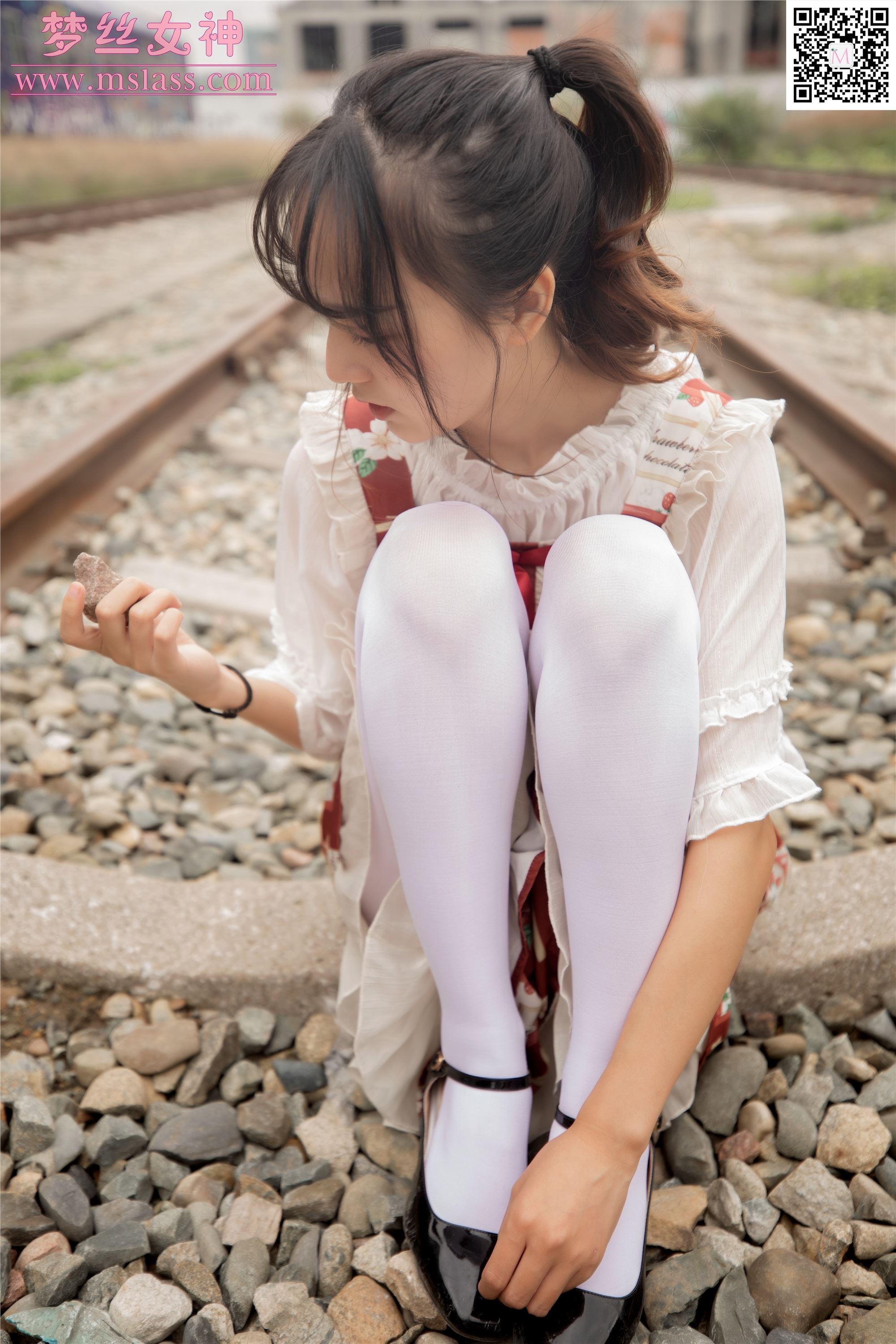 MSLASS梦丝女神 2019-10-27 Vol.061 玥玥 白丝萝莉塔