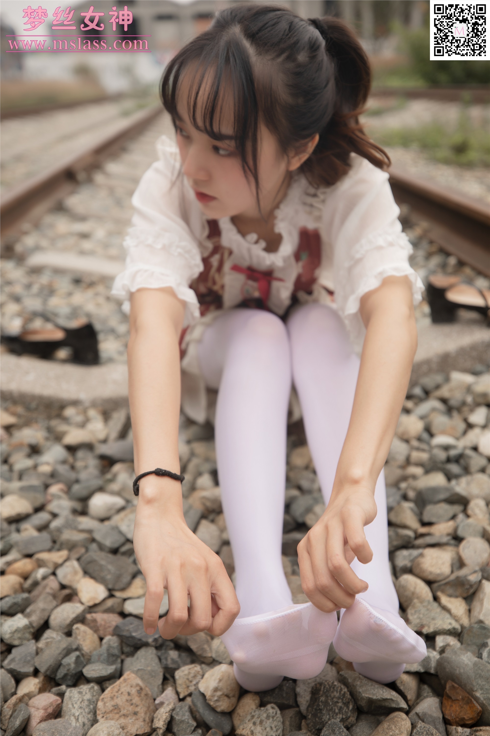 MSLASS梦丝女神 2019-10-27 Vol.061 玥玥 白丝萝莉塔