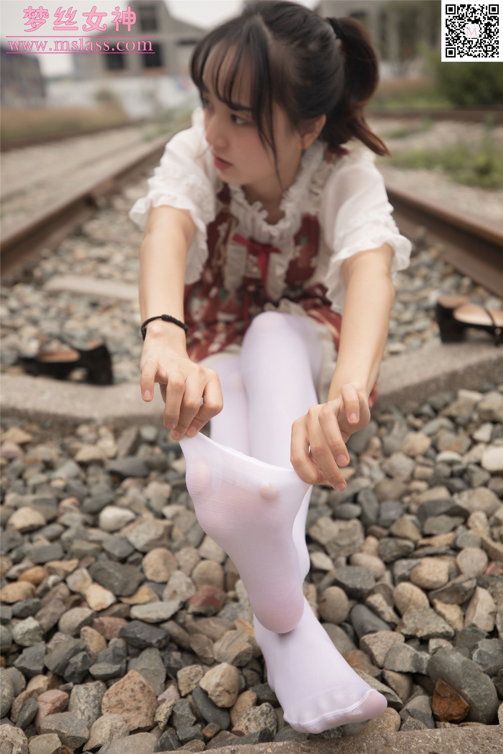 MSLASS梦丝女神 2019-10-27 Vol.061 玥玥 白丝萝莉塔