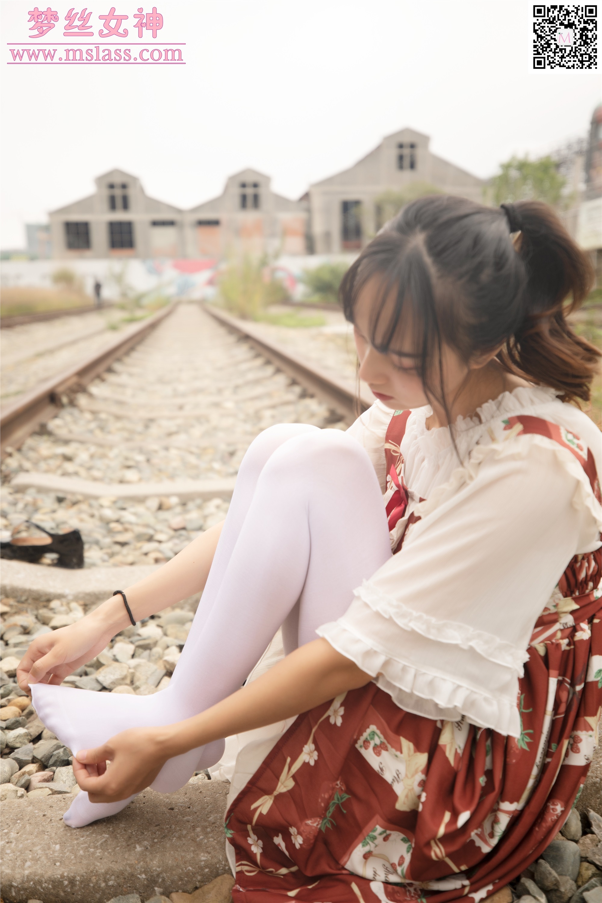 MSLASS梦丝女神 2019-10-27 Vol.061 玥玥 白丝萝莉塔