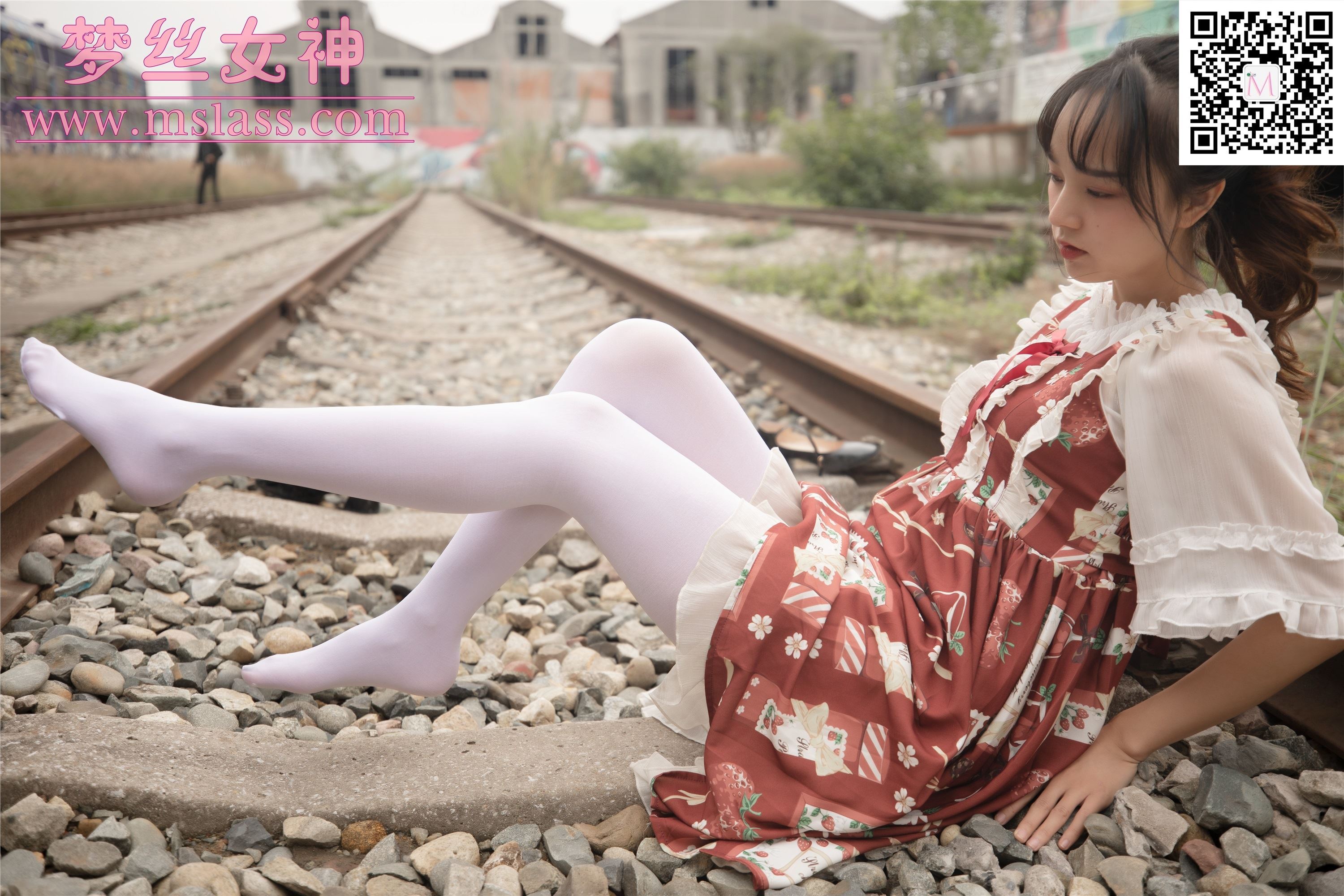 MSLASS梦丝女神 2019-10-27 Vol.061 玥玥 白丝萝莉塔