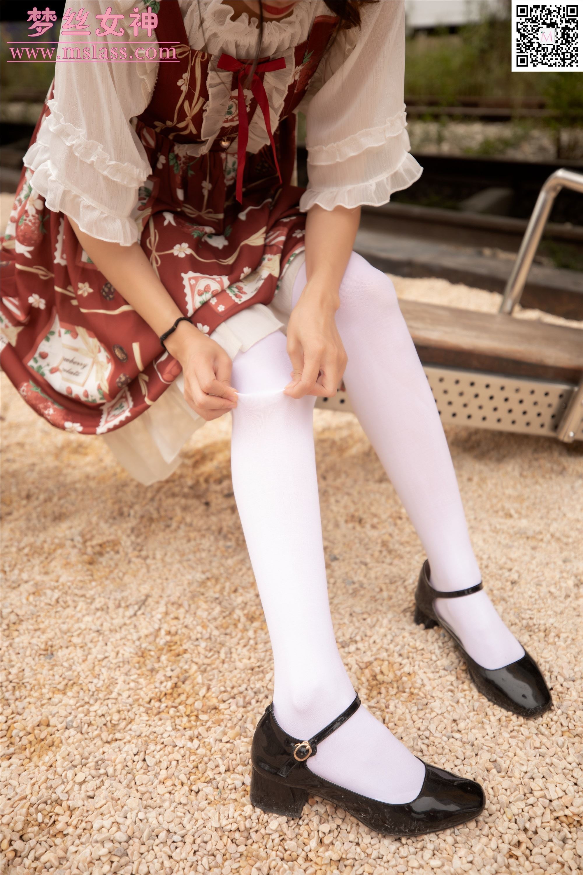 MSLASS梦丝女神 2019-10-27 Vol.061 玥玥 白丝萝莉塔