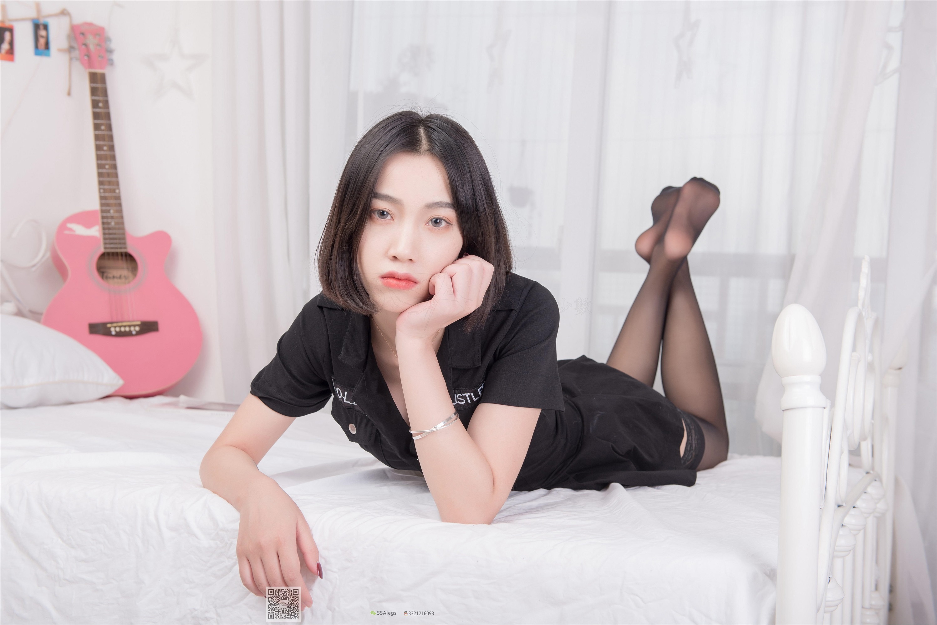 SSA丝社 NO.035 大大的警服长筒丝袜及裸足