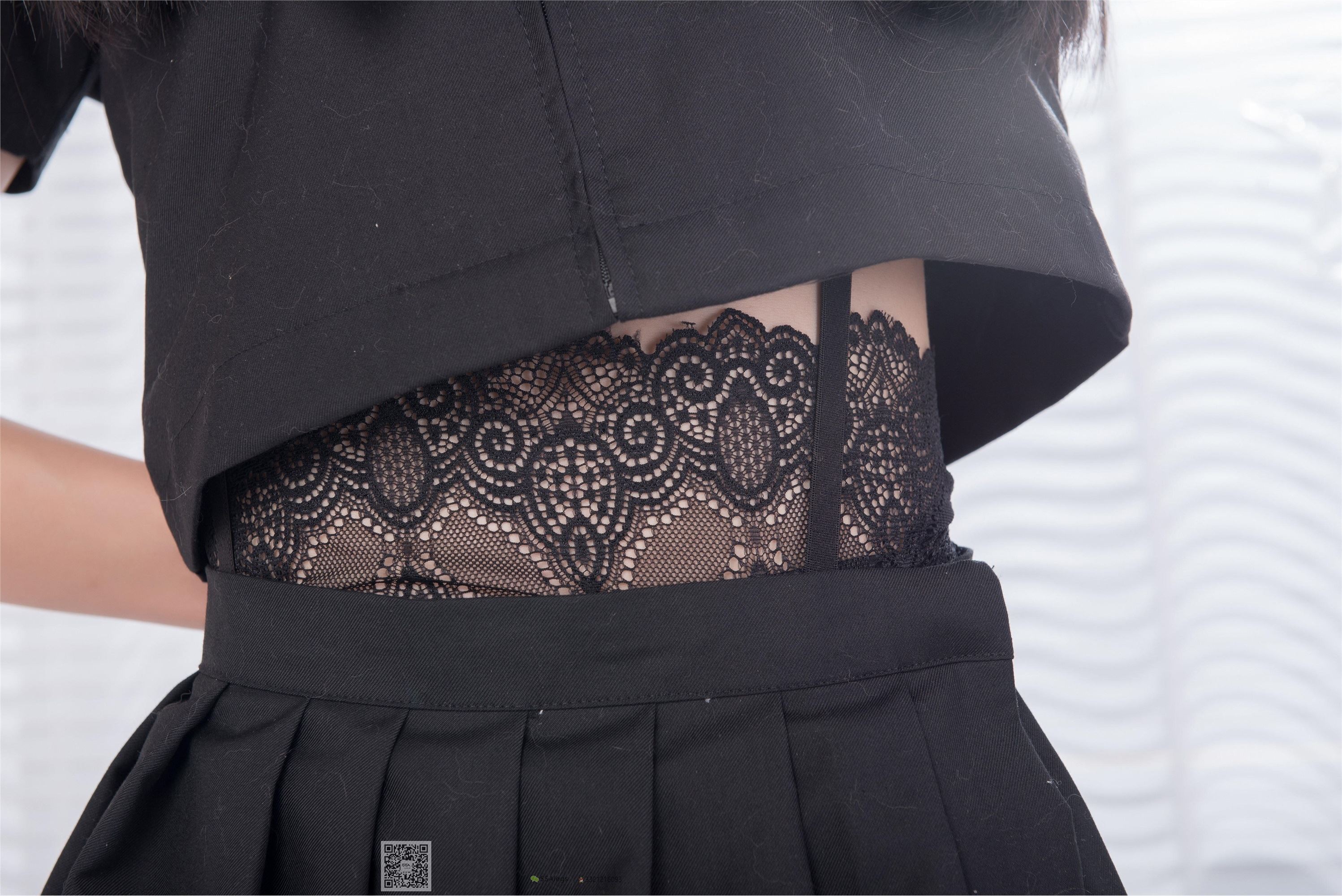 SSA丝社 NO.037 丽萍的JK制服吊带长筒袜