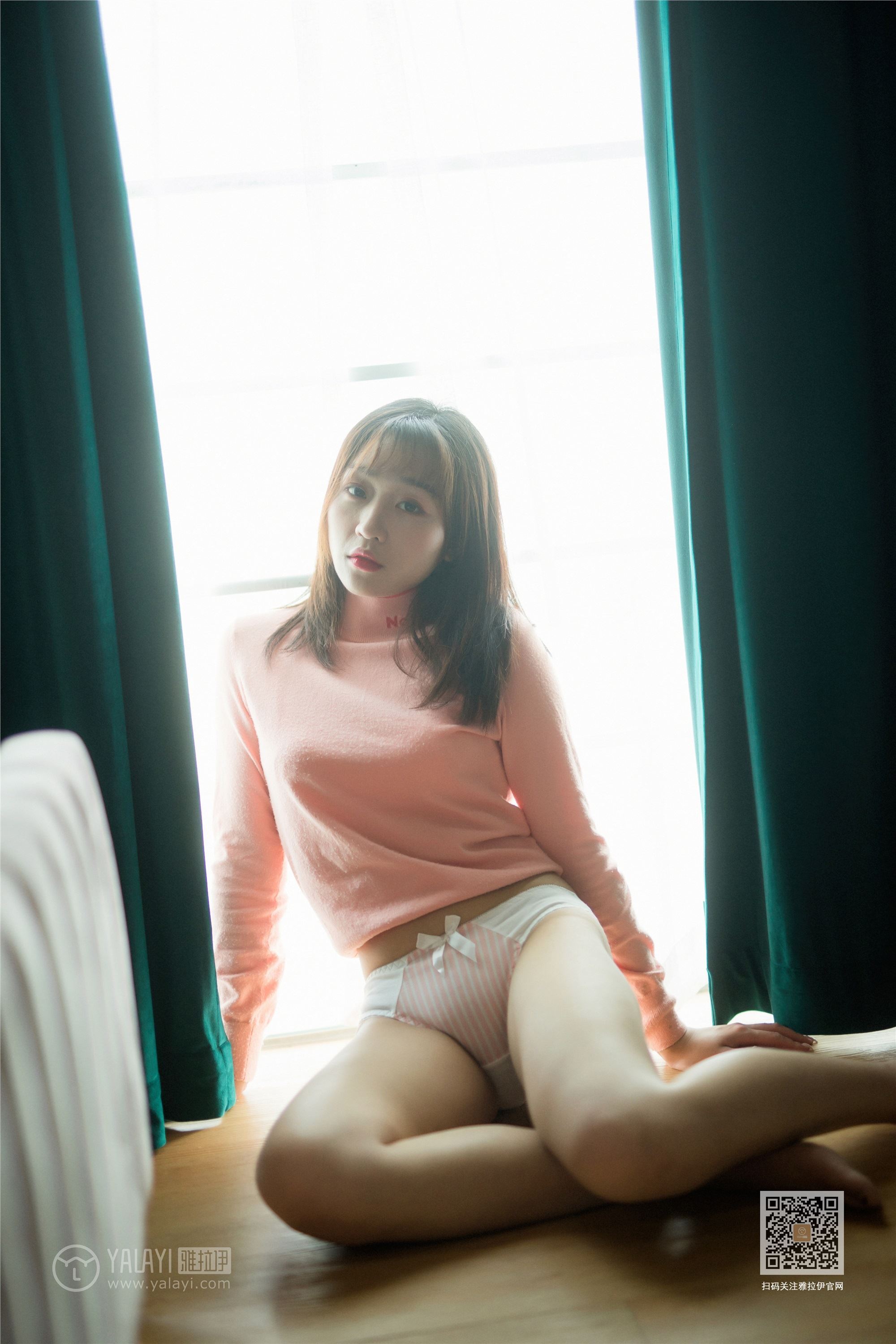 YALAYI雅拉伊  2020.02.01 Y531 小颖《穿毛衣好热》