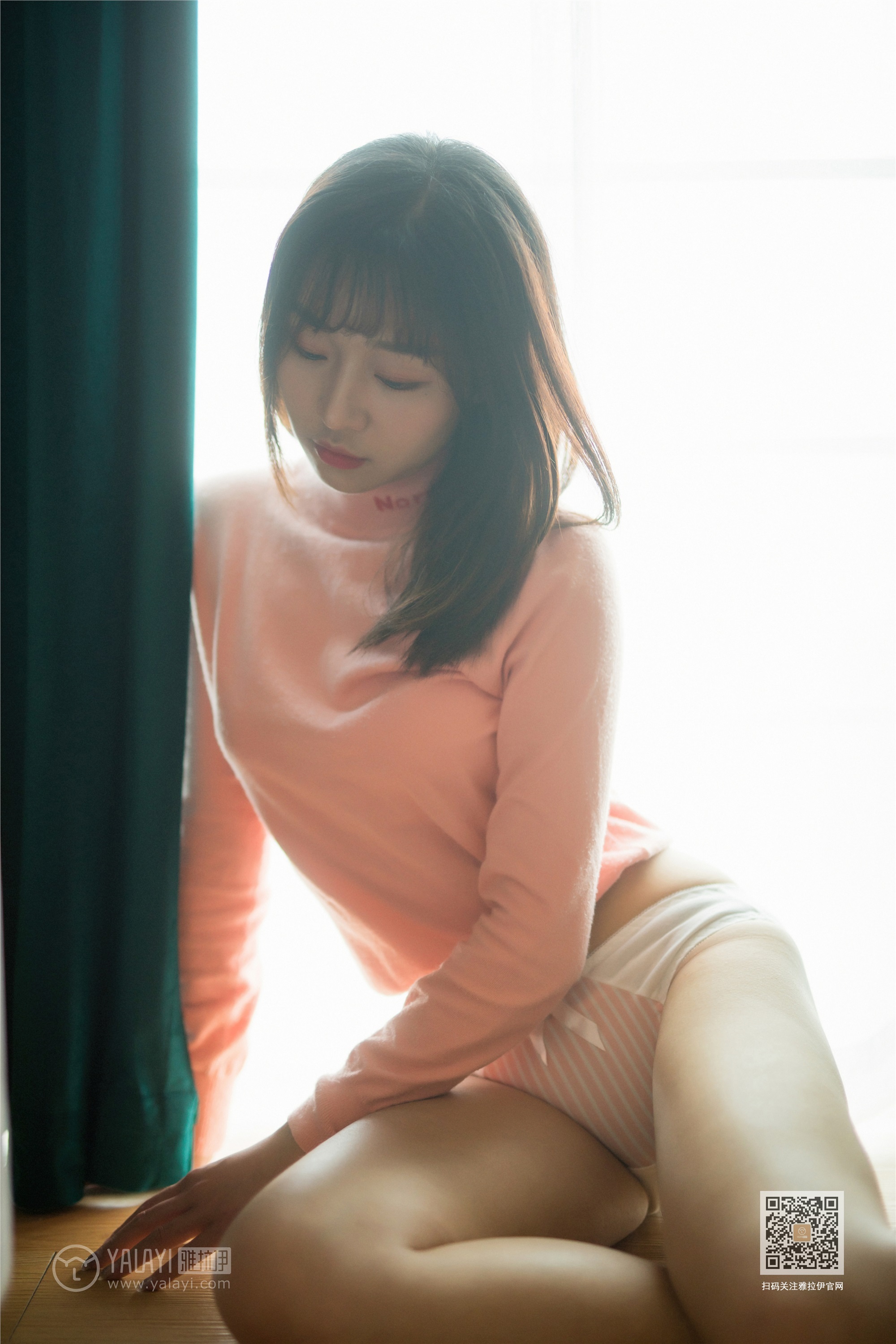 YALAYI雅拉伊  2020.02.01 Y531 小颖《穿毛衣好热》