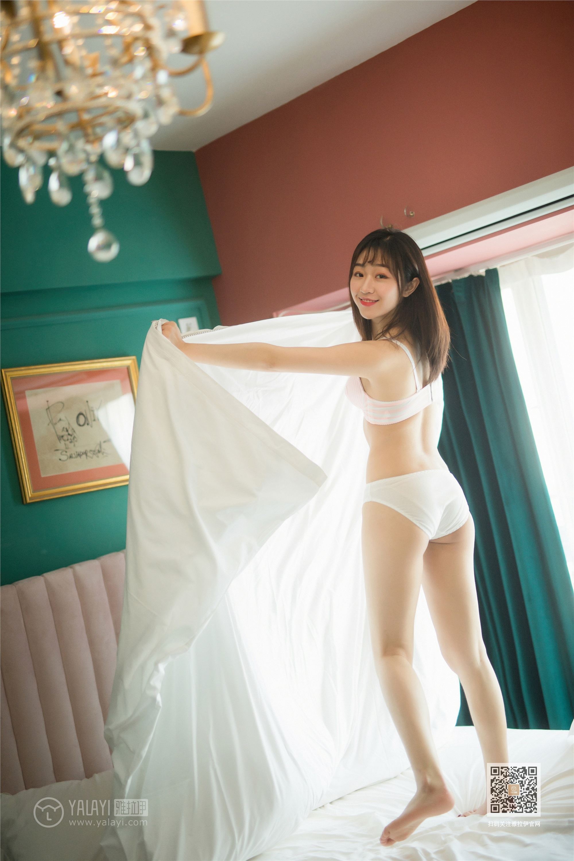 YALAYI雅拉伊  2020.02.01 Y531 小颖《穿毛衣好热》