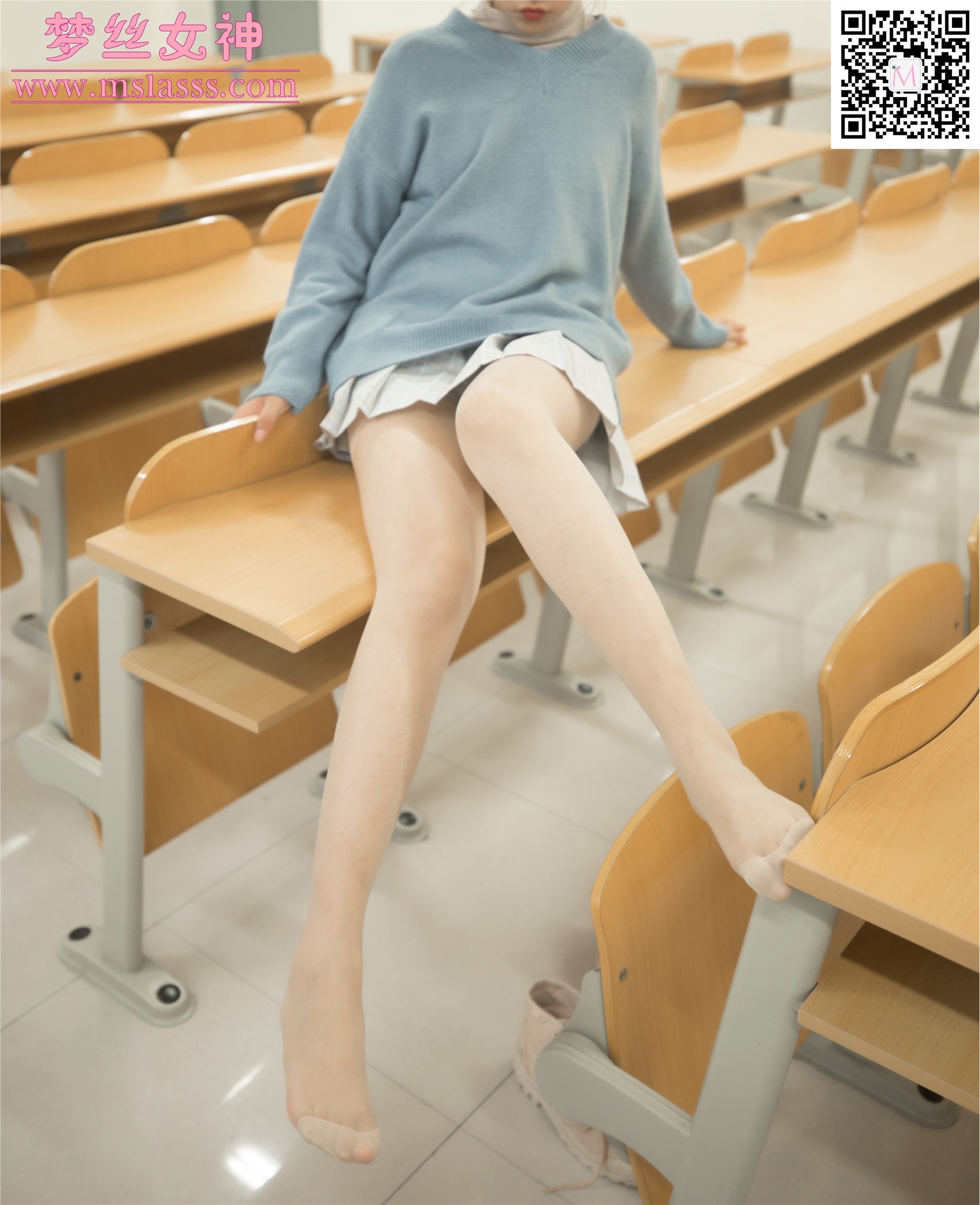 MSLASS梦丝女神 2019-12-26 Vol.085 林可儿 学院风女神