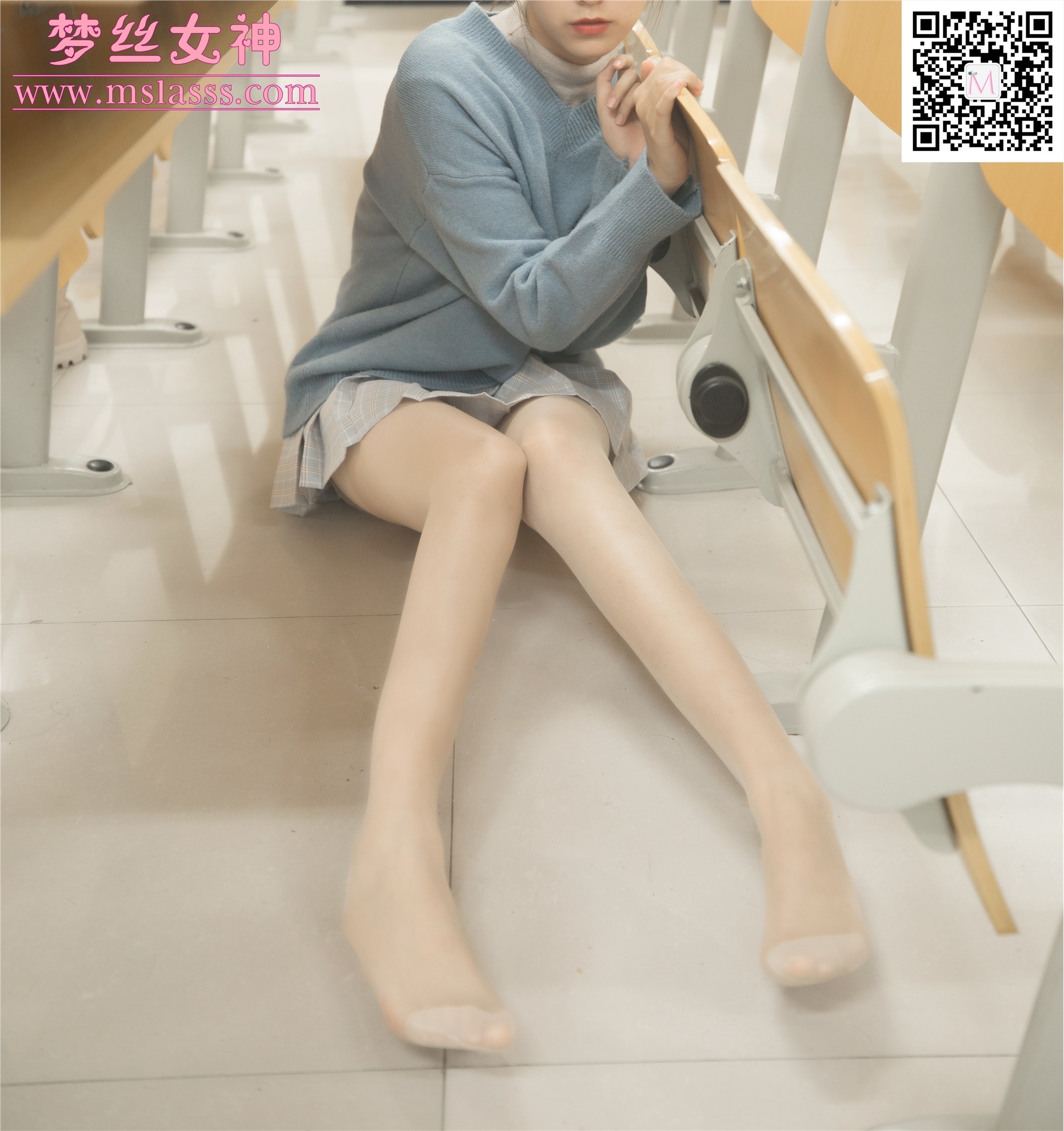 MSLASS梦丝女神 2019-12-26 Vol.085 林可儿 学院风女神